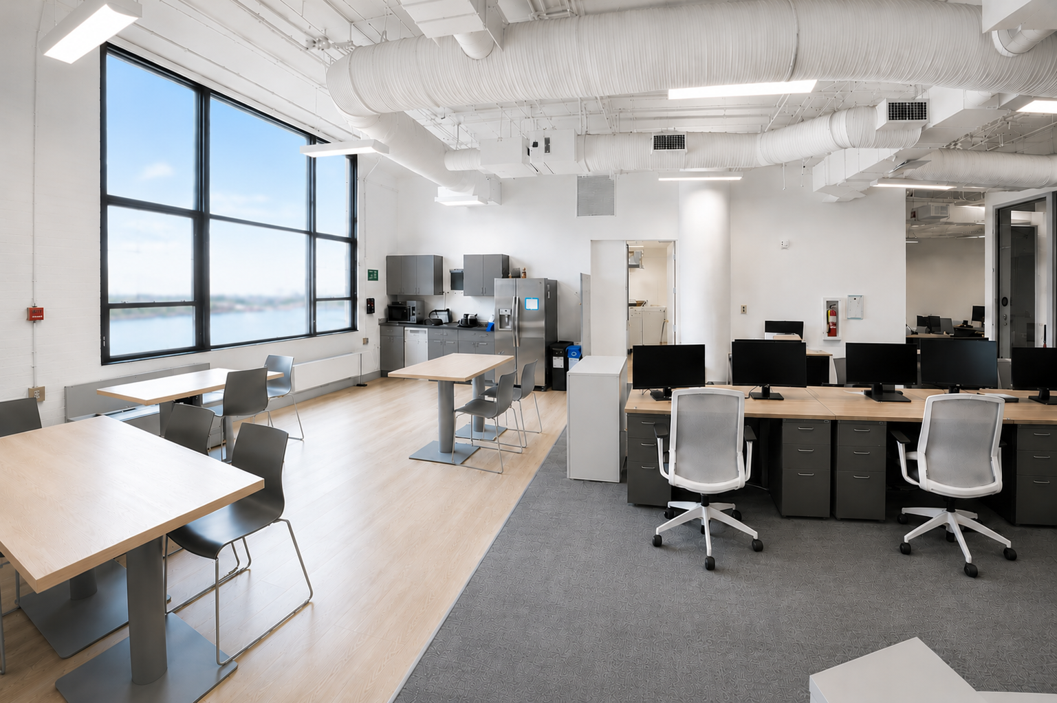 Furnished Vibrant Seaport Office with Natural Light