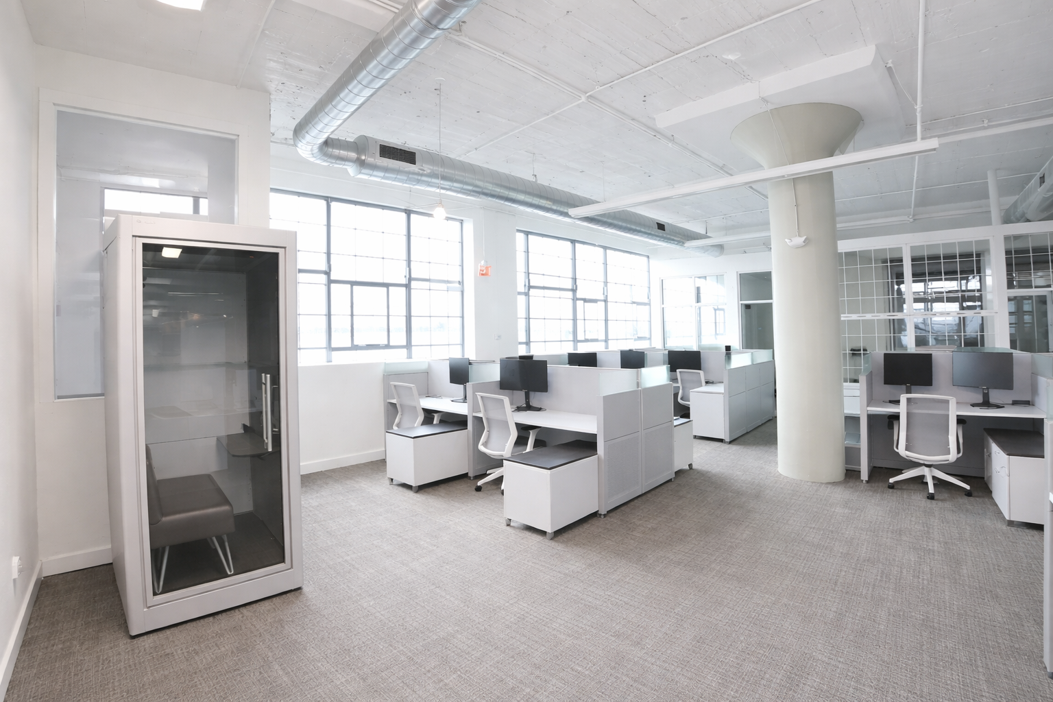 Vibrant Seaport Office with Natural Light and Amenities