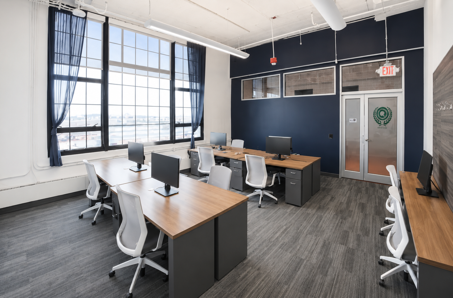 Modern Furnished Seaport Office with Natural Light