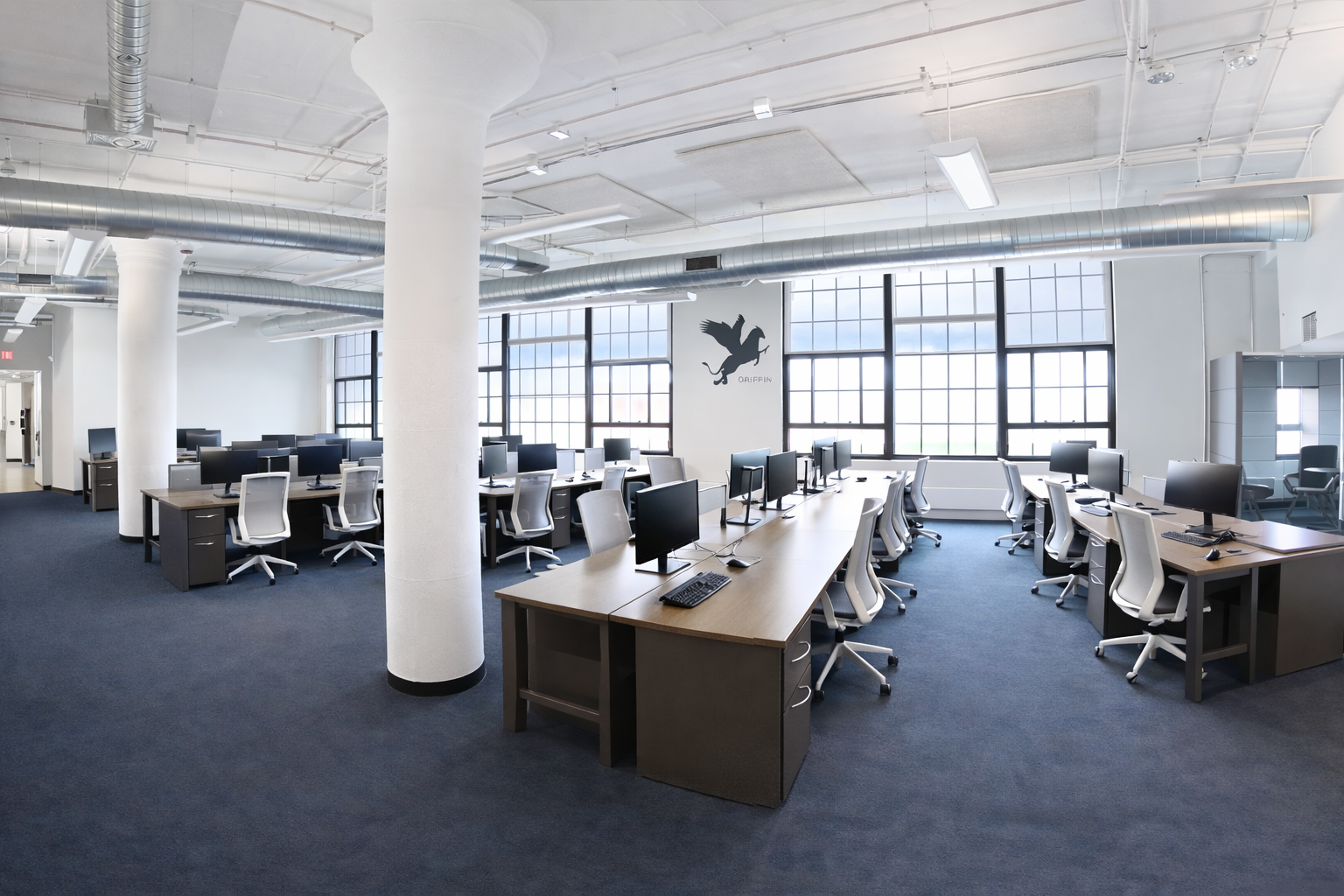 Modern Seaport Office with Natural Light