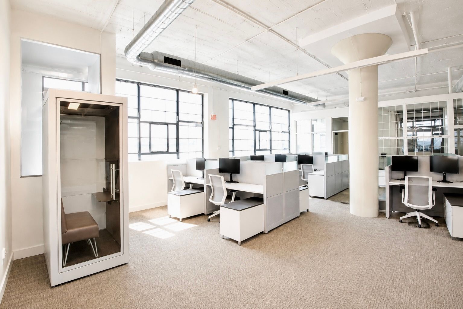 Vibrant Seaport Office with Natural Light and Amenities