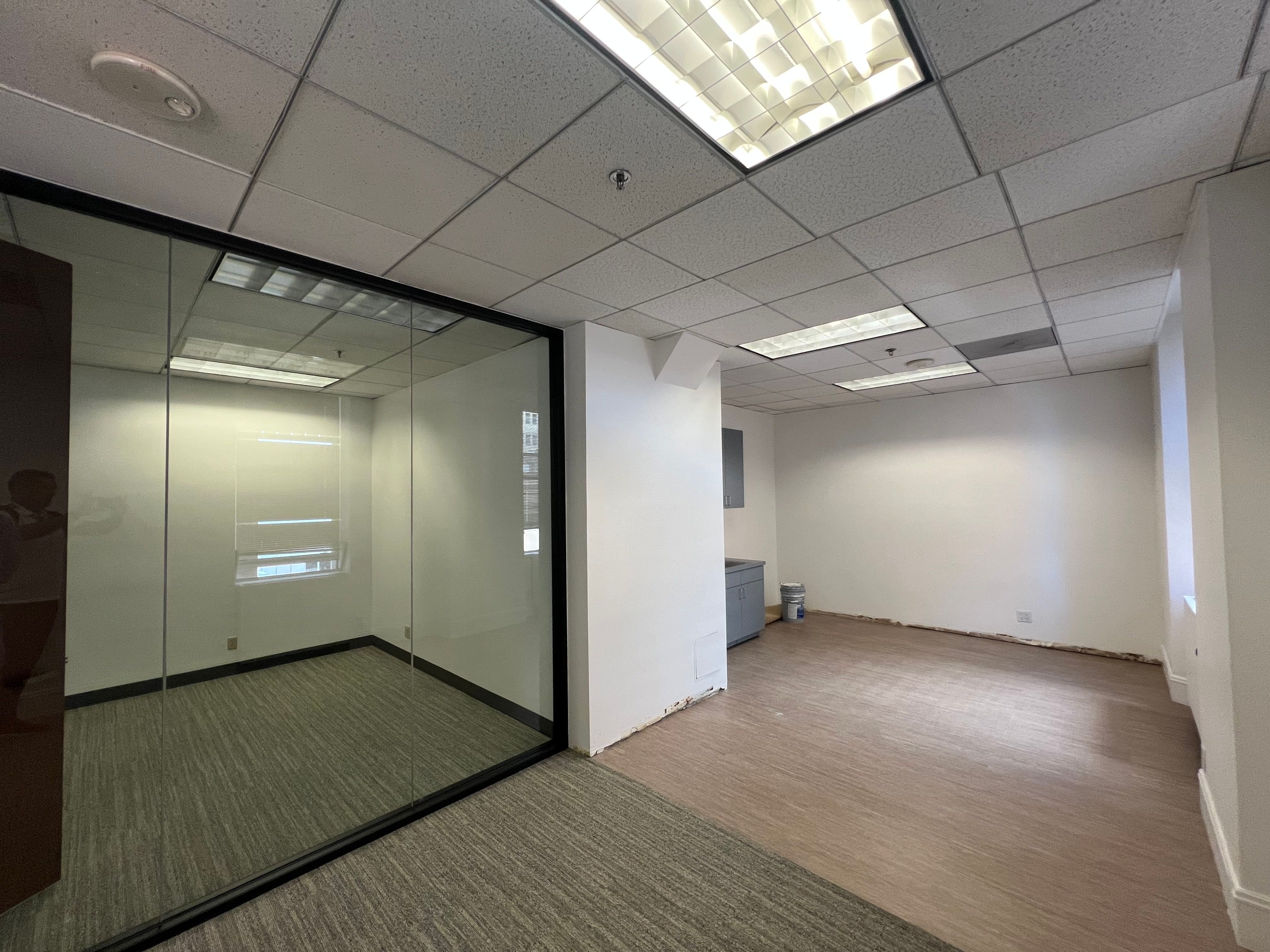 Modern Office with Glass Rooms and Great Views