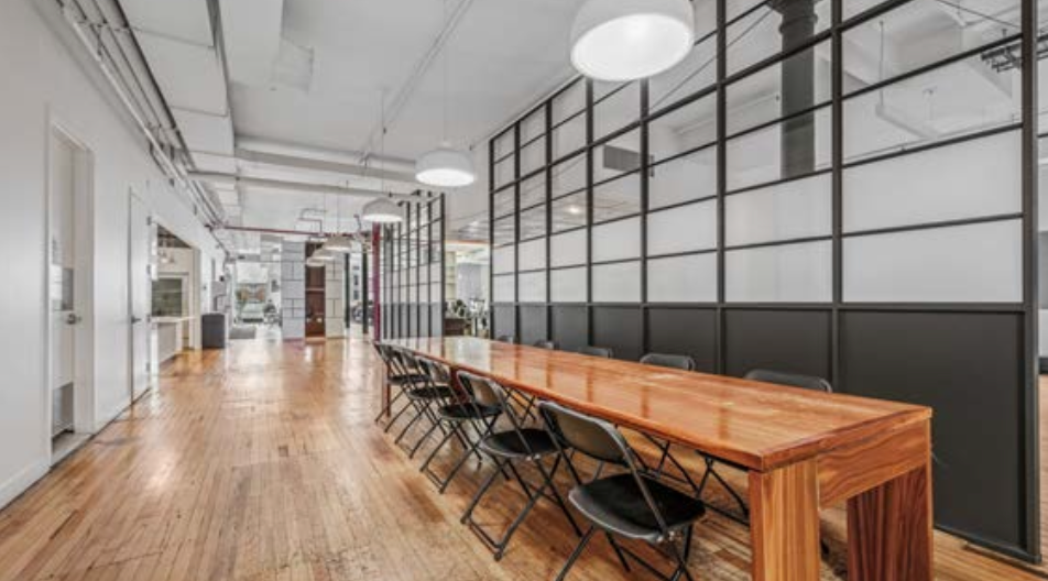 Vibrant SoHo Office with High Ceilings and Amenities