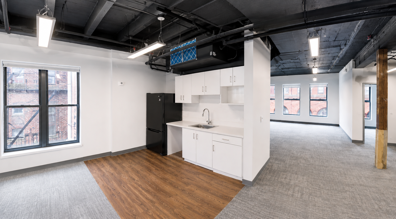 Bright Creative Space with Exposed Brick in West End