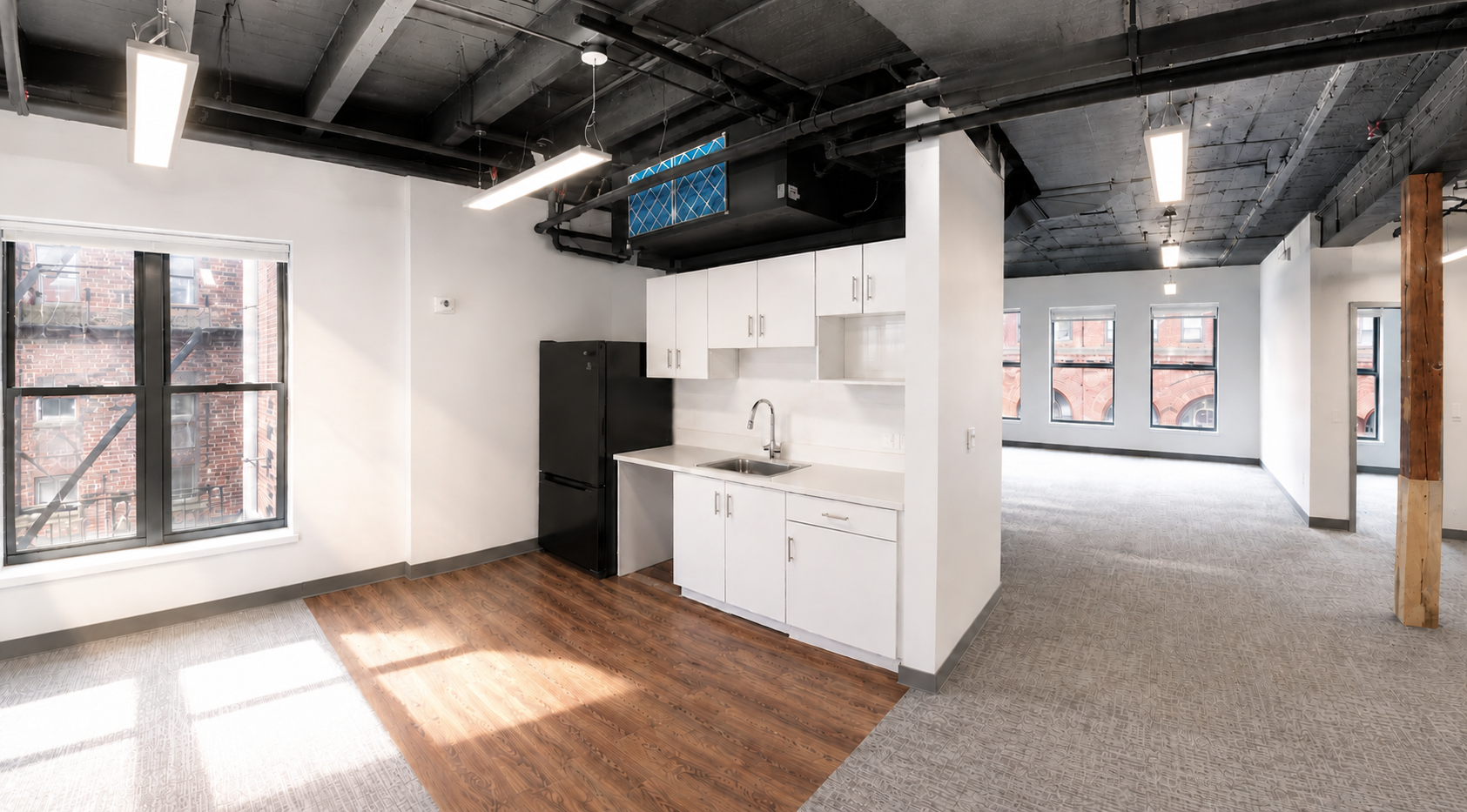 Bright Creative Space with Exposed Brick in West End