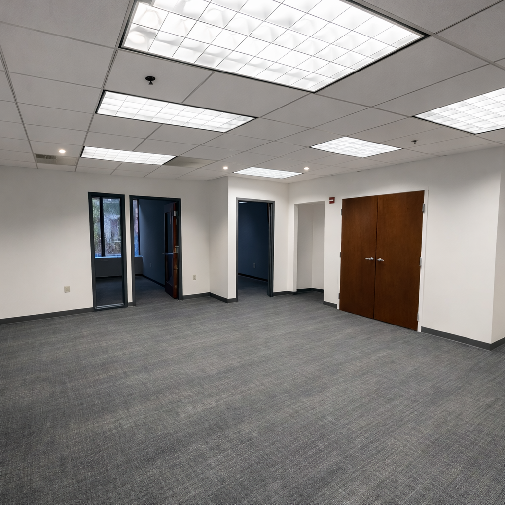 Dynamic Back Bay Office with Sleek Finishes