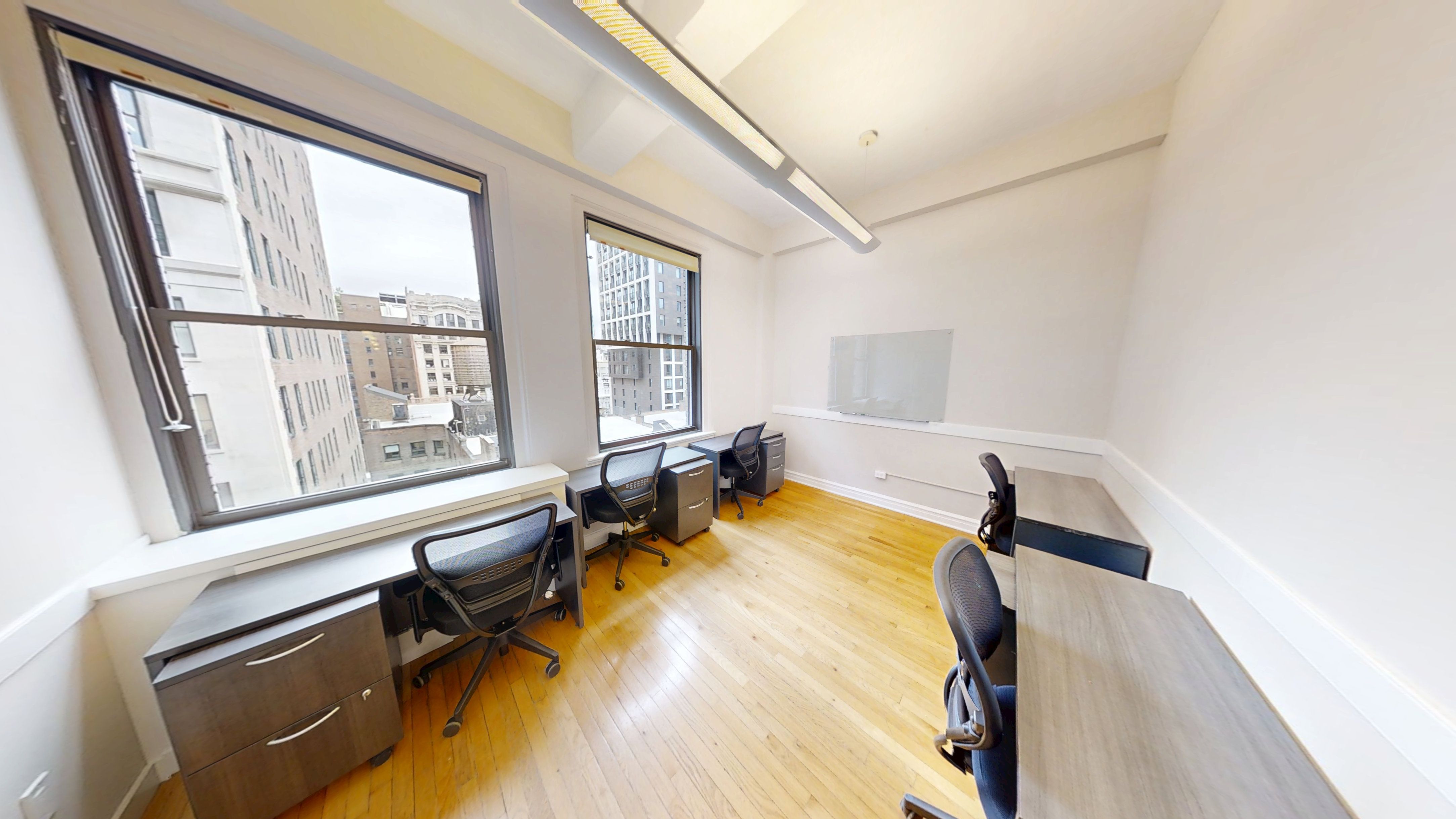 Bright Flatiron Offices with Vibrant, Eclectic Art 