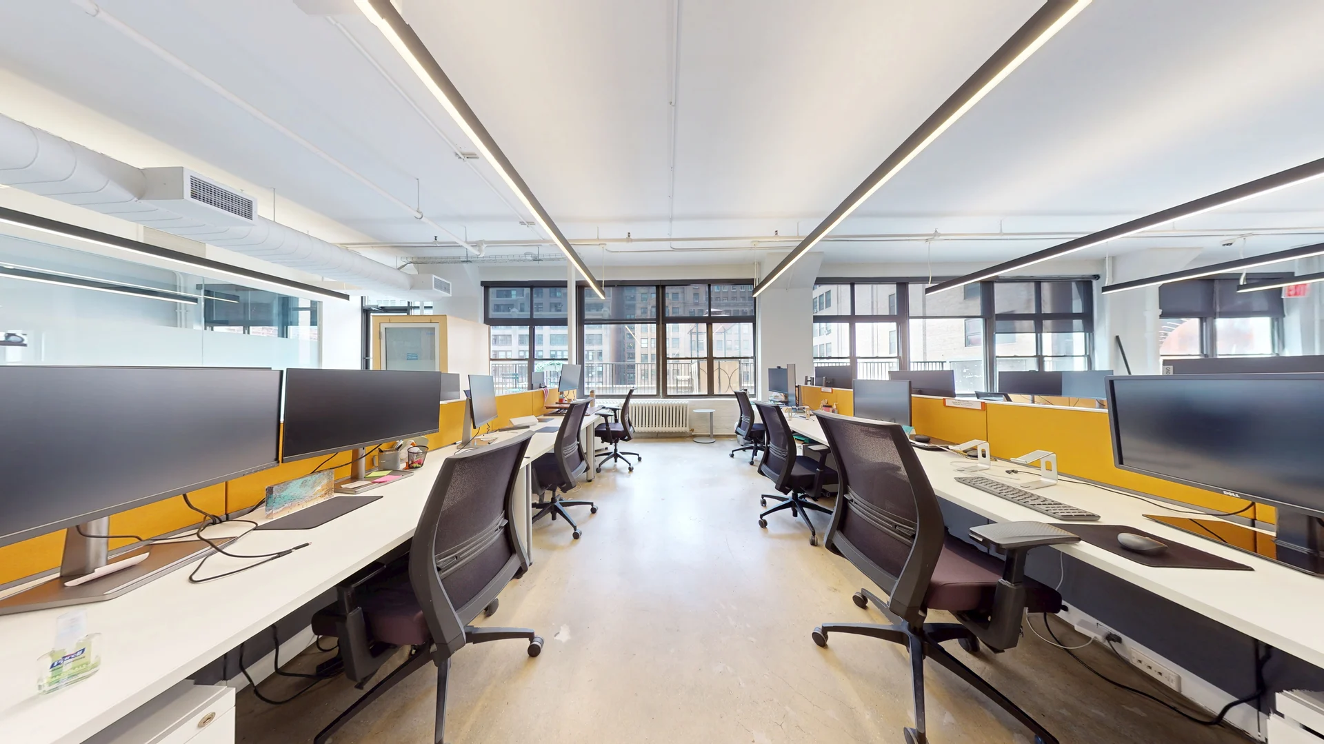 Bright Furnished Office in Garment District with Terrace