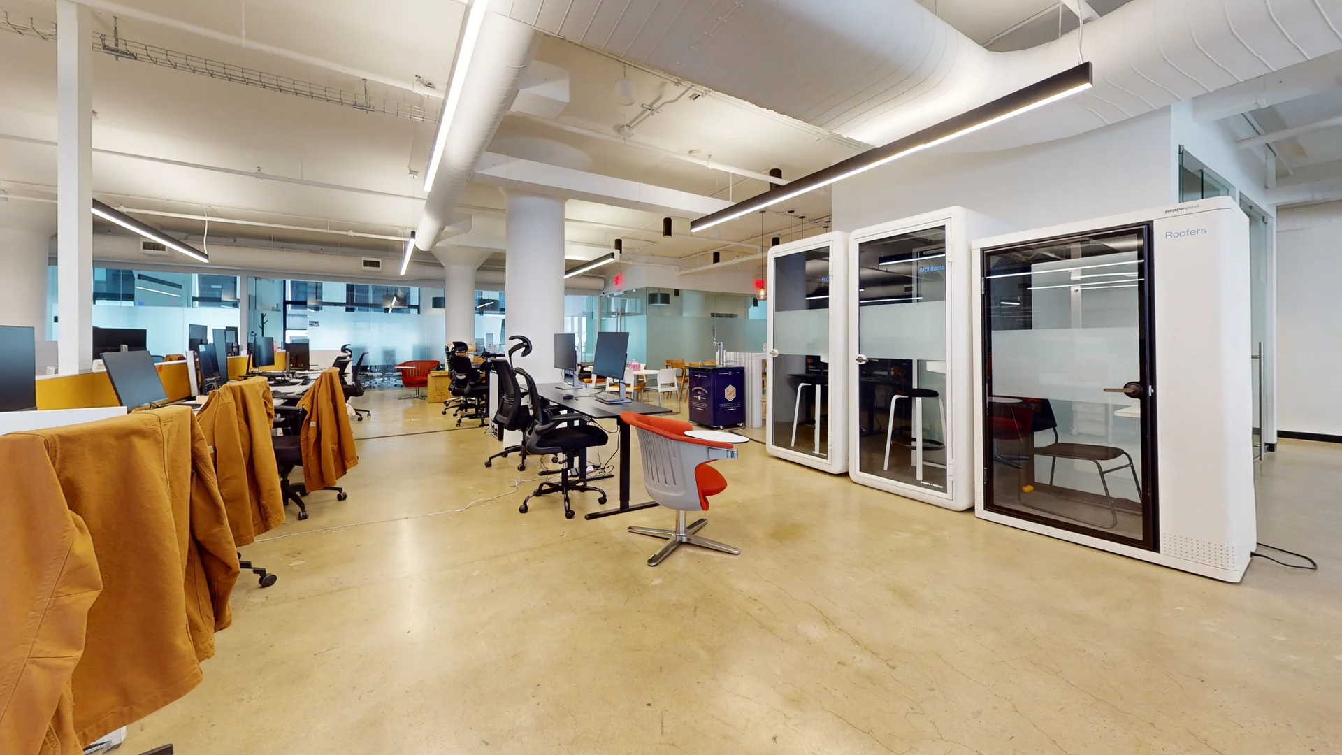 Bright Furnished Office in Garment District with Terrace