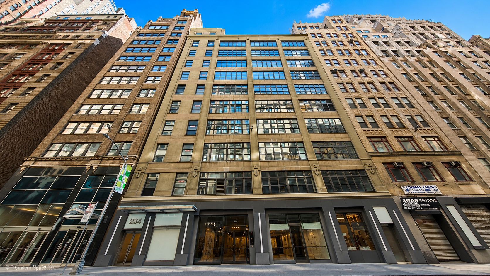 Bright Furnished Office in Garment District with Terrace