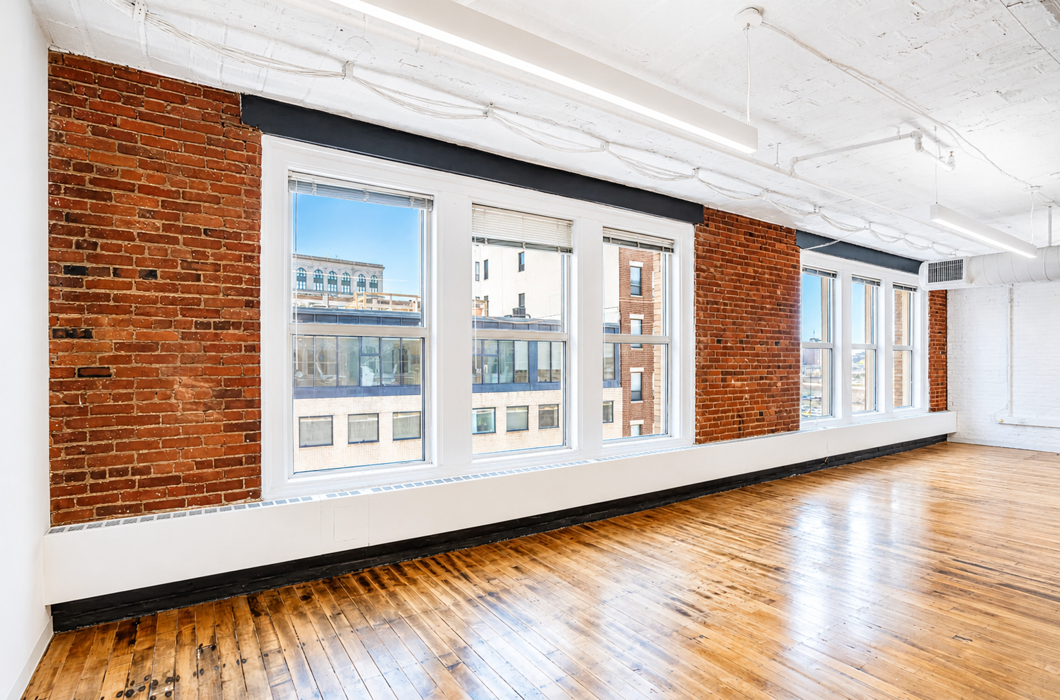 Light-Filled, Brick & Beam Office in Downtown Boston