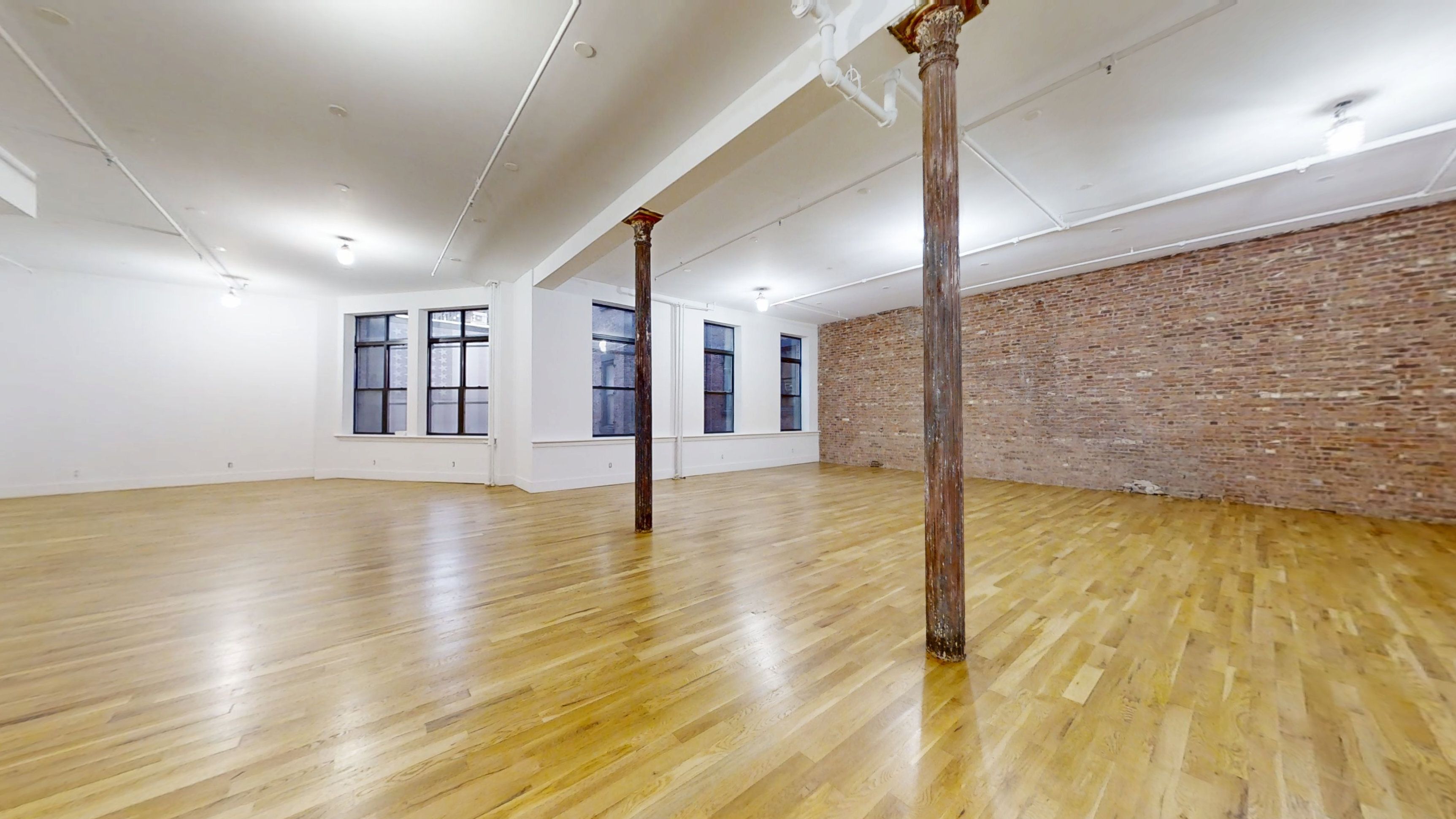 Loft-Style Union Square Office with Exposed Brick