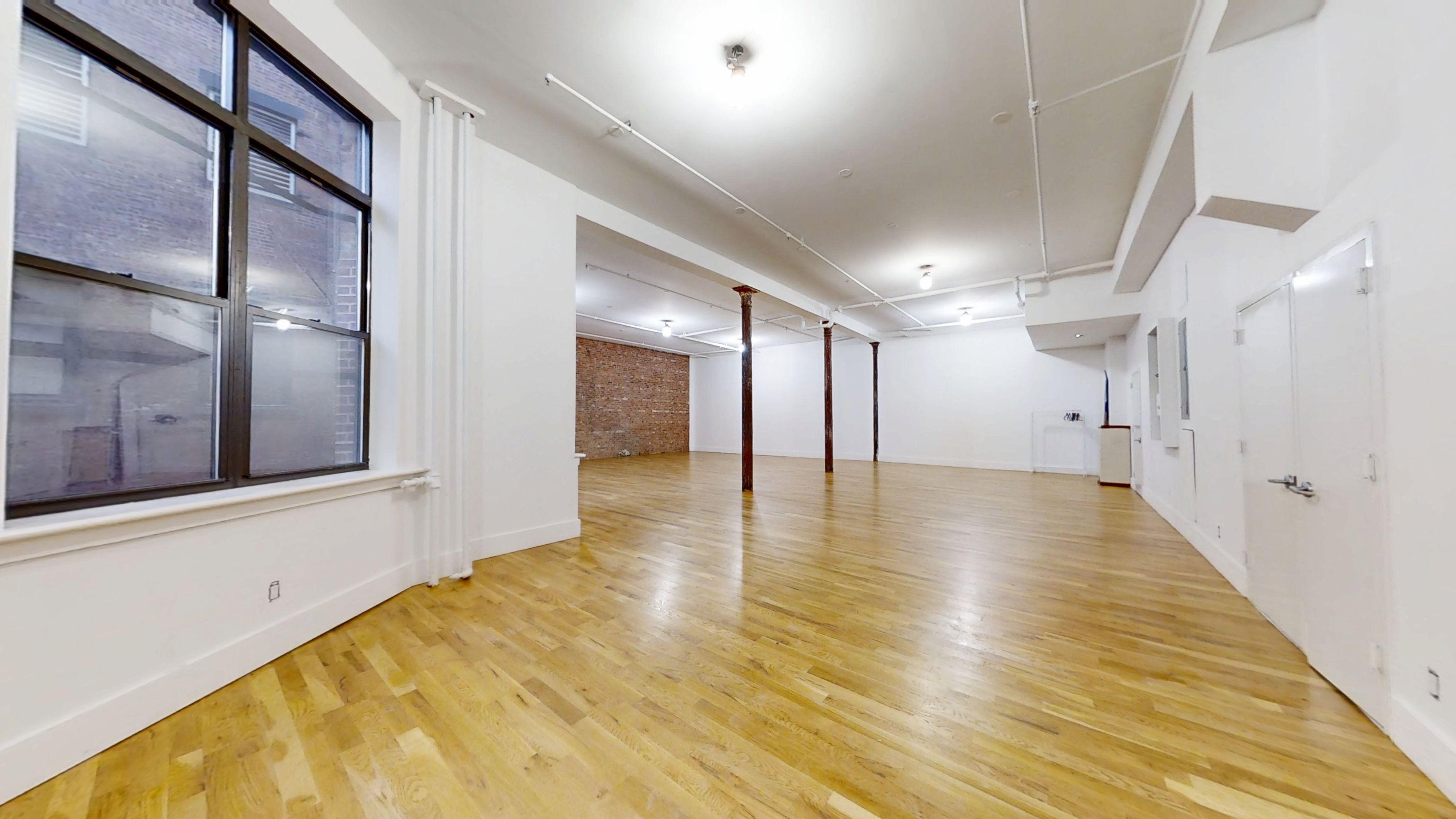 Loft-Style Union Square Office with Exposed Brick