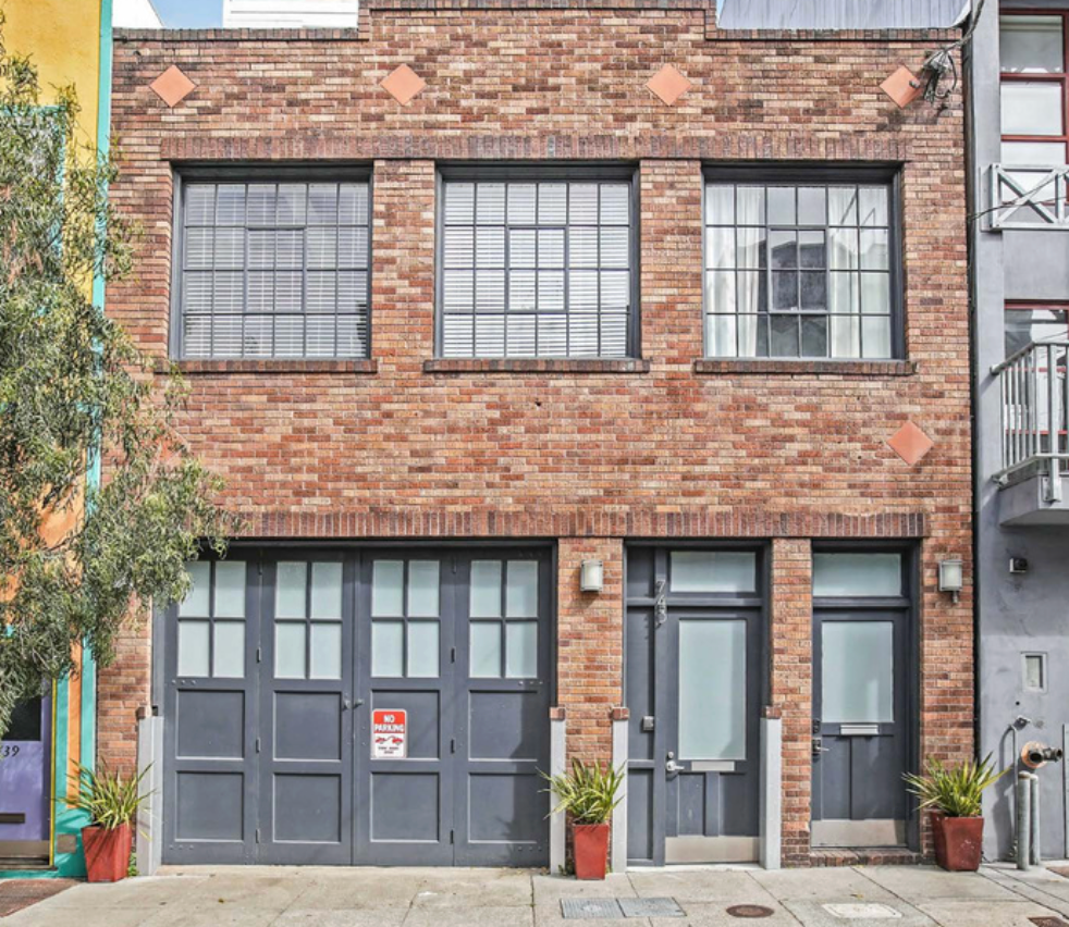 Exposed Brick Workspace with Natural Light in SOMA