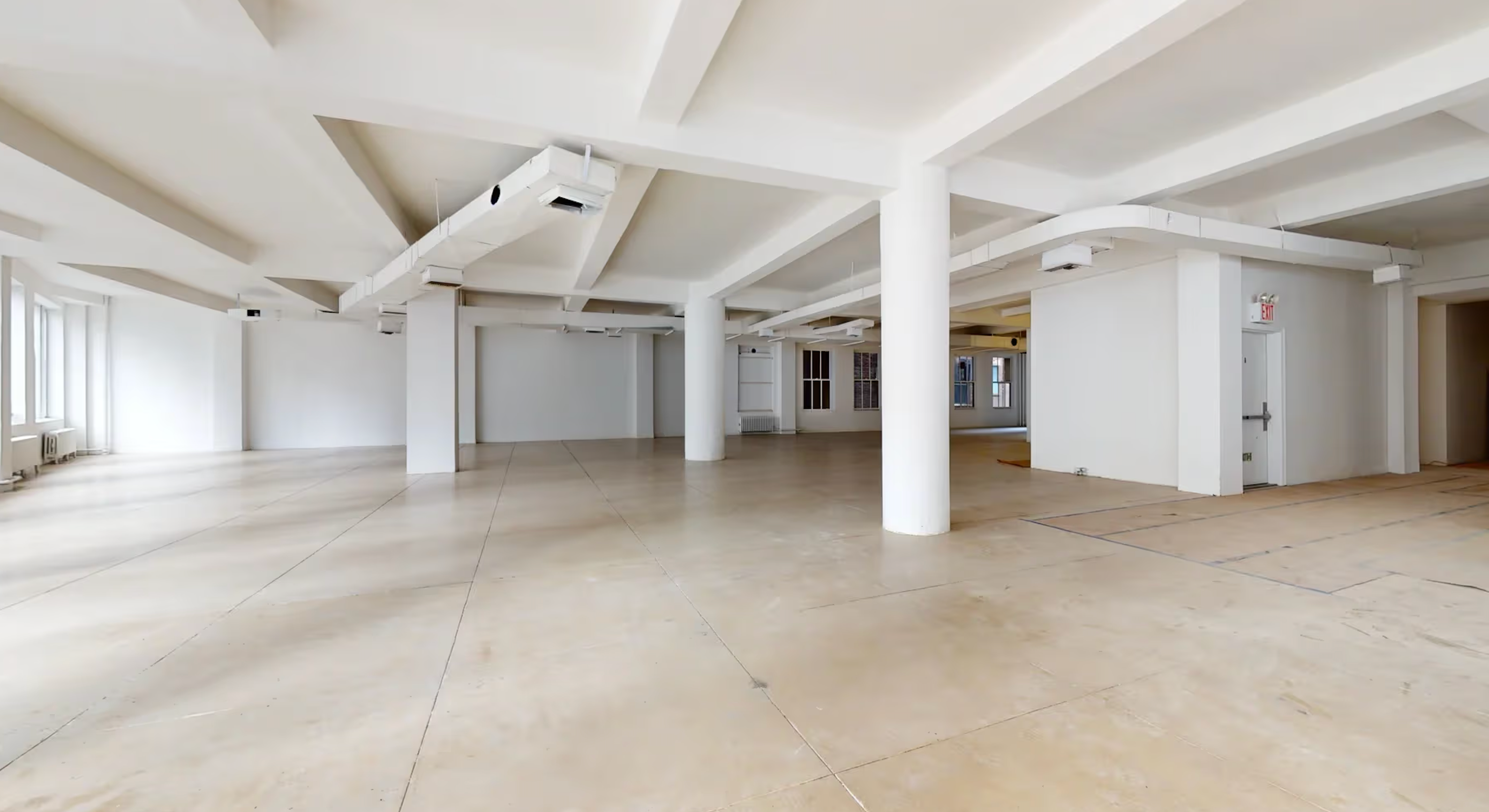 Expansive Midtown Office with High Ceilings and Light