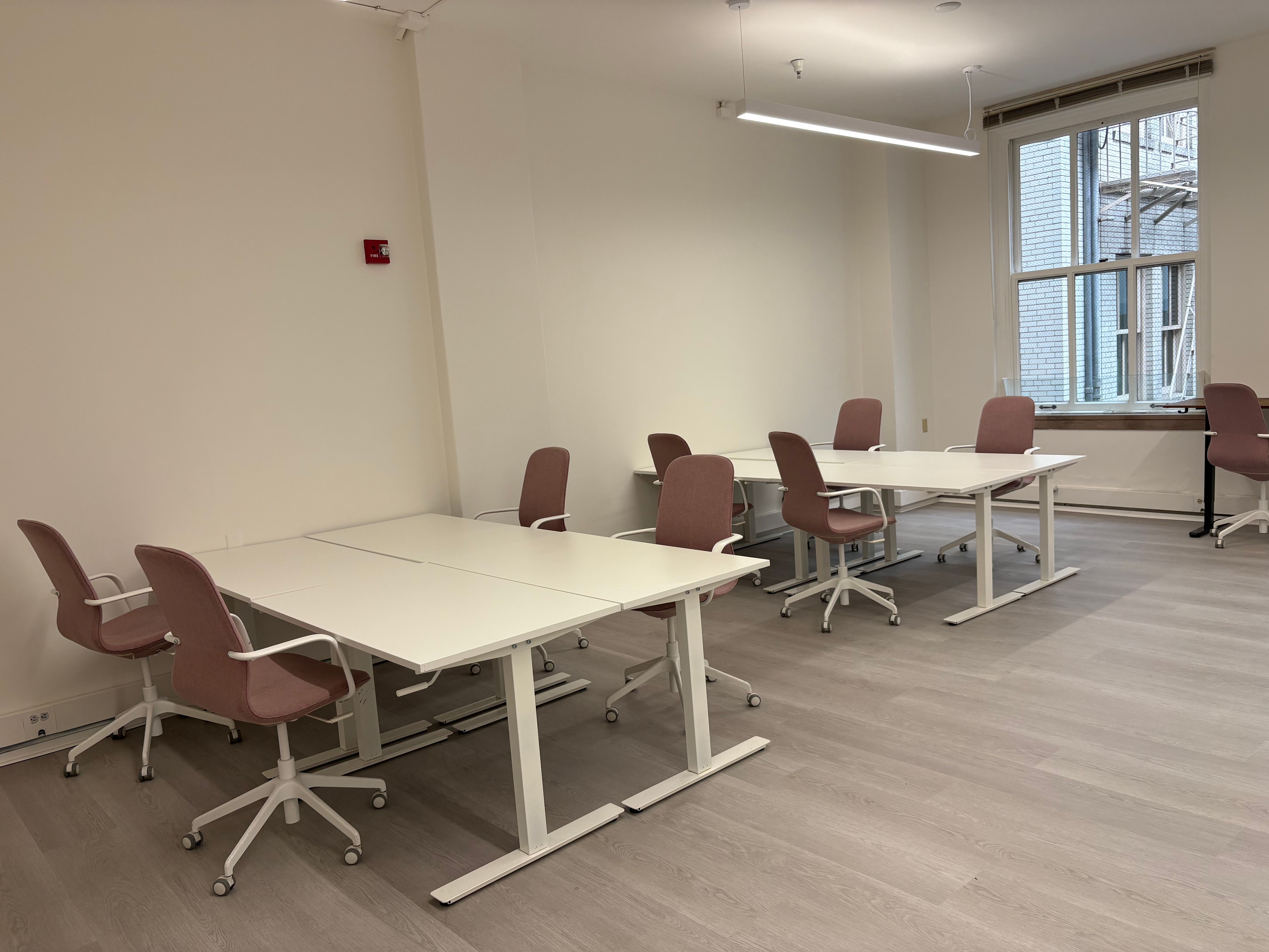 Bright Financial District Office with High Ceilings