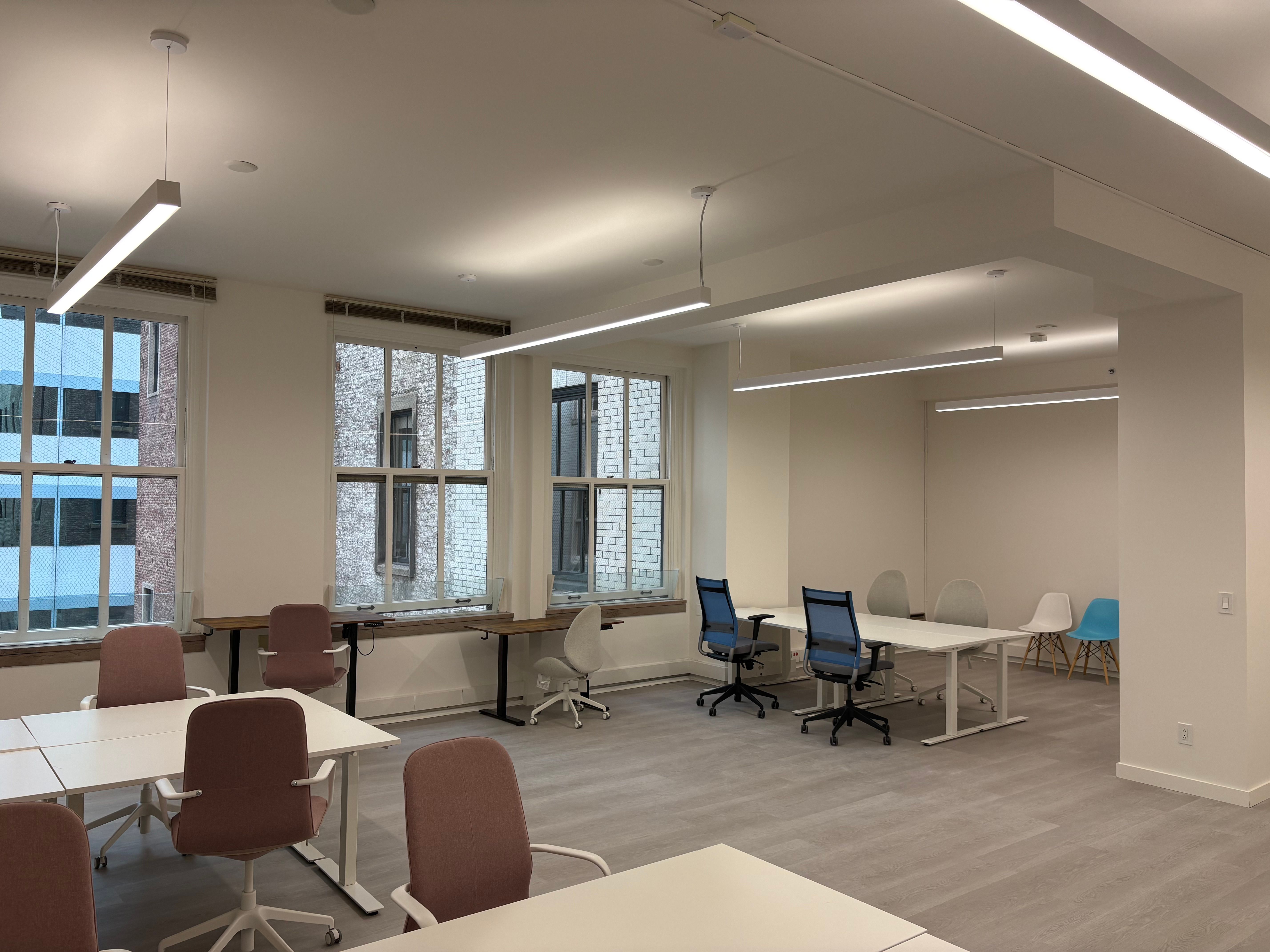 Bright Financial District Office with High Ceilings