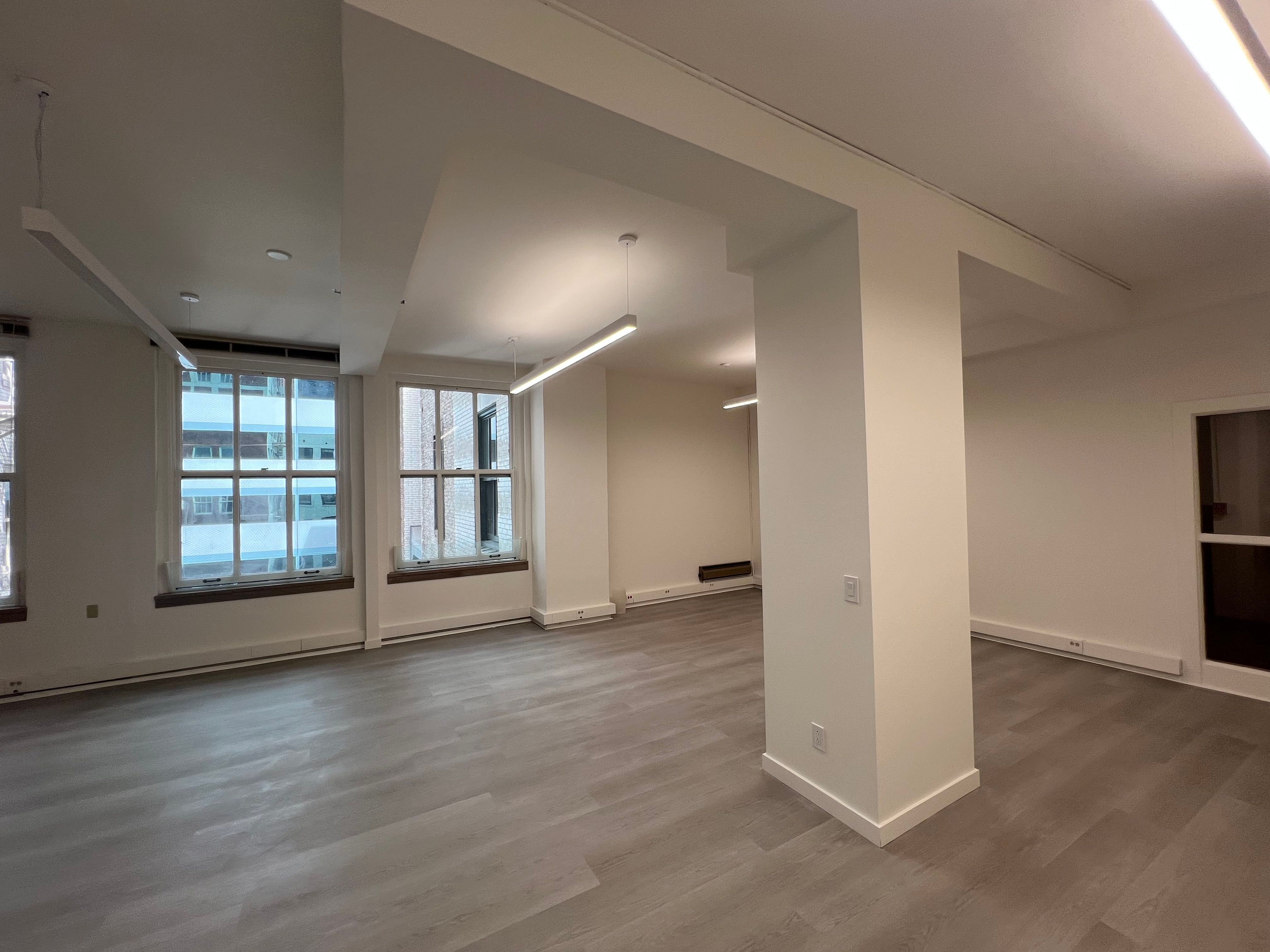 Bright Financial District Office with High Ceilings
