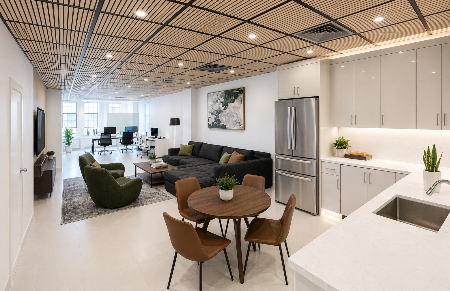 Modern Workspace in Vibrant Back Bay