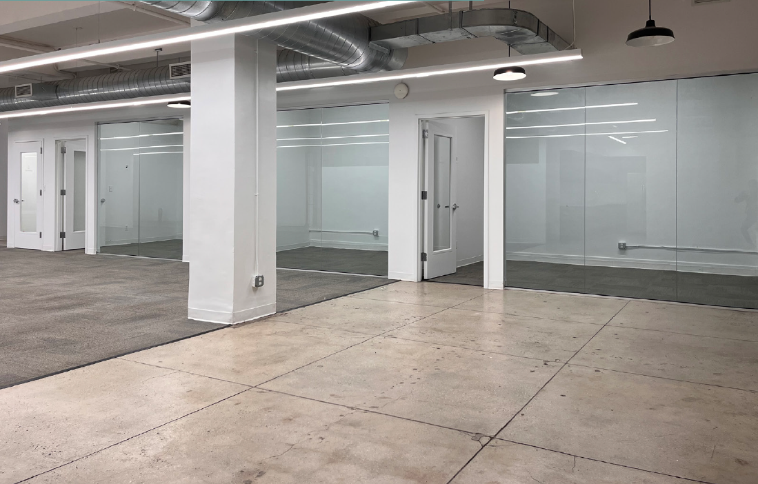 Glass-Roomed Midtown Office