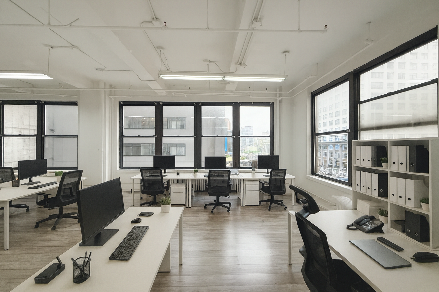 Bright Corner Office Space in NYC's Garment District