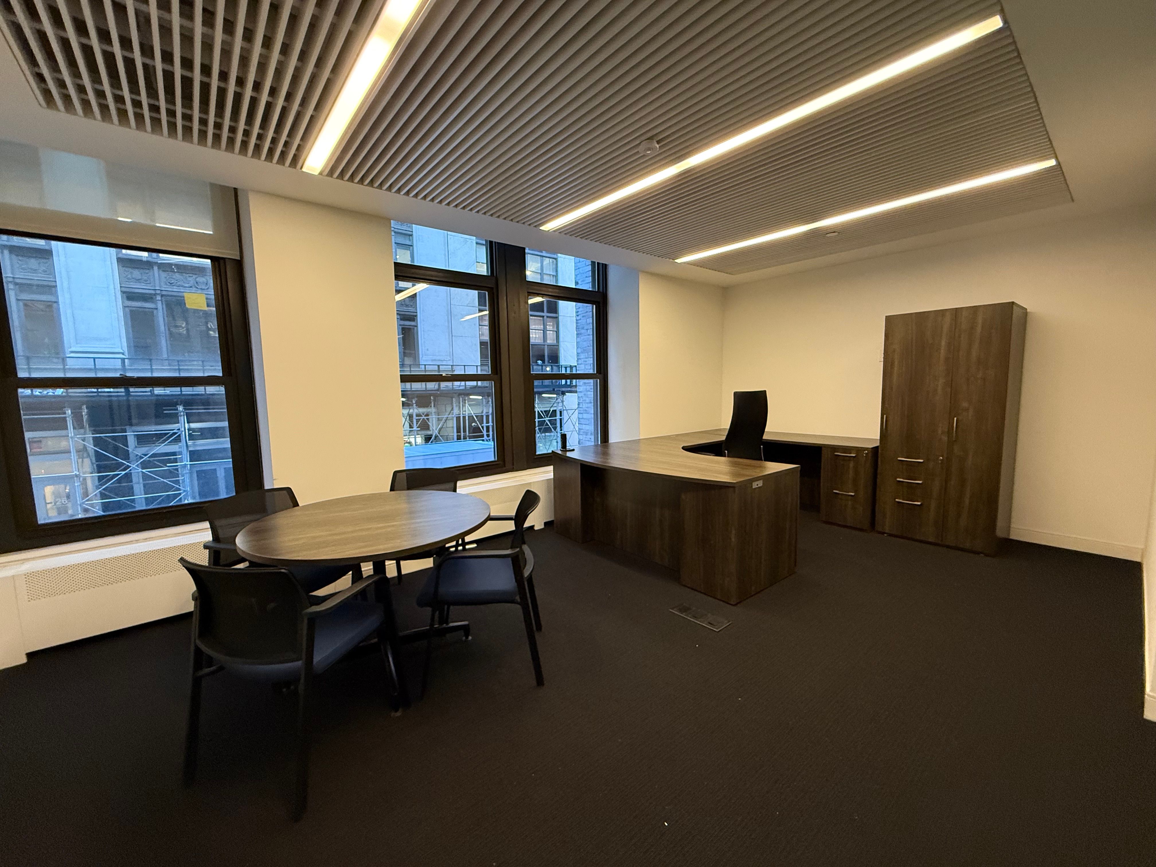 Turn Key Office with Sleek Finishes in Center of Times Square