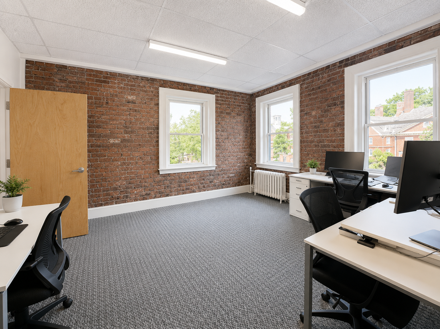 Charming Brick Office with Natural Light in Cambridge