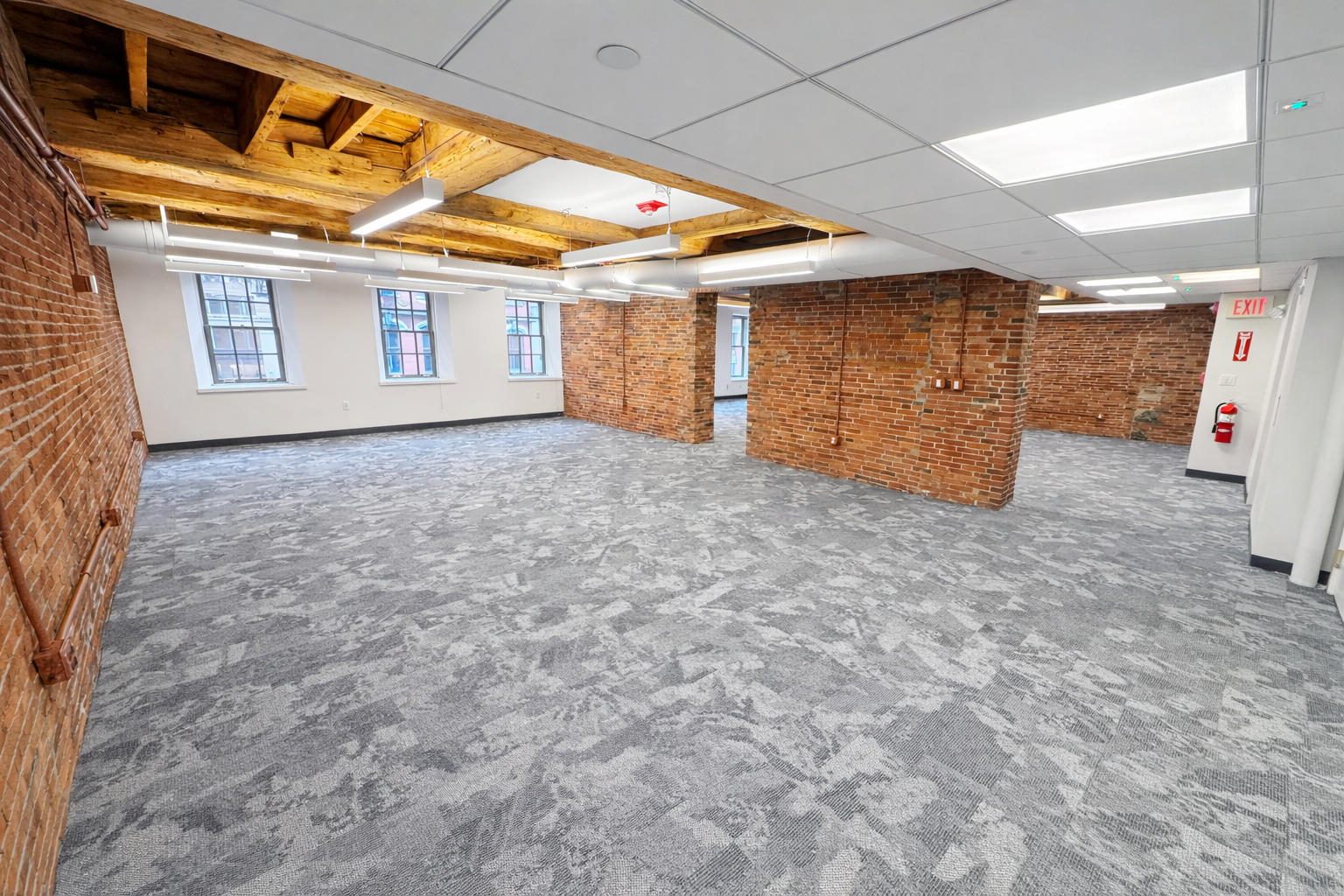 Chic Exposed Brick Office in Downtown Boston