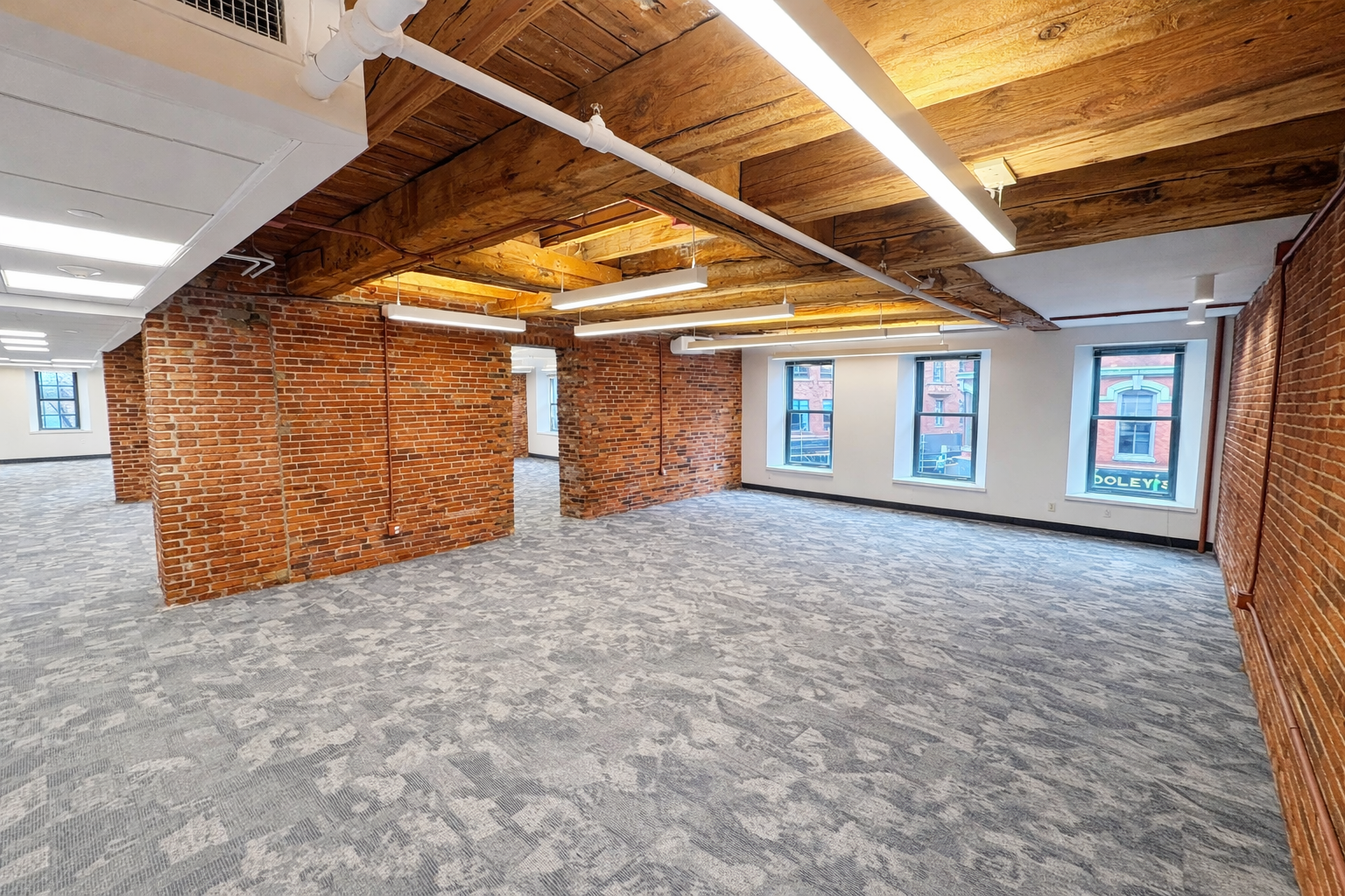 Chic Exposed Brick Office in Downtown Boston