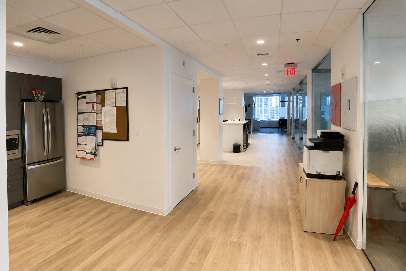 Bright Office with Two Private Rooms in Back Bay Tower