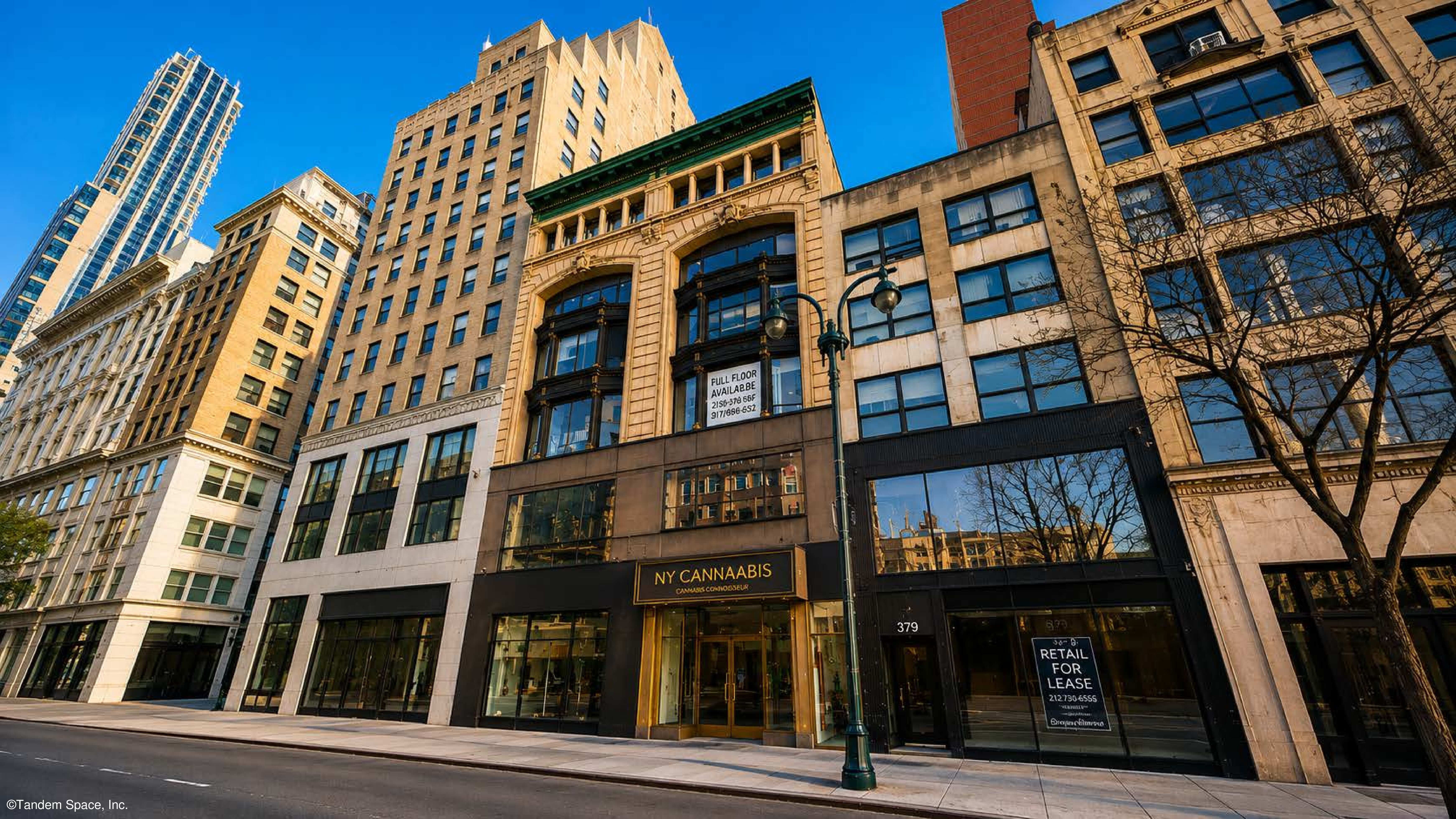 Bright Midtown Office with High Ceilings and Kitchen