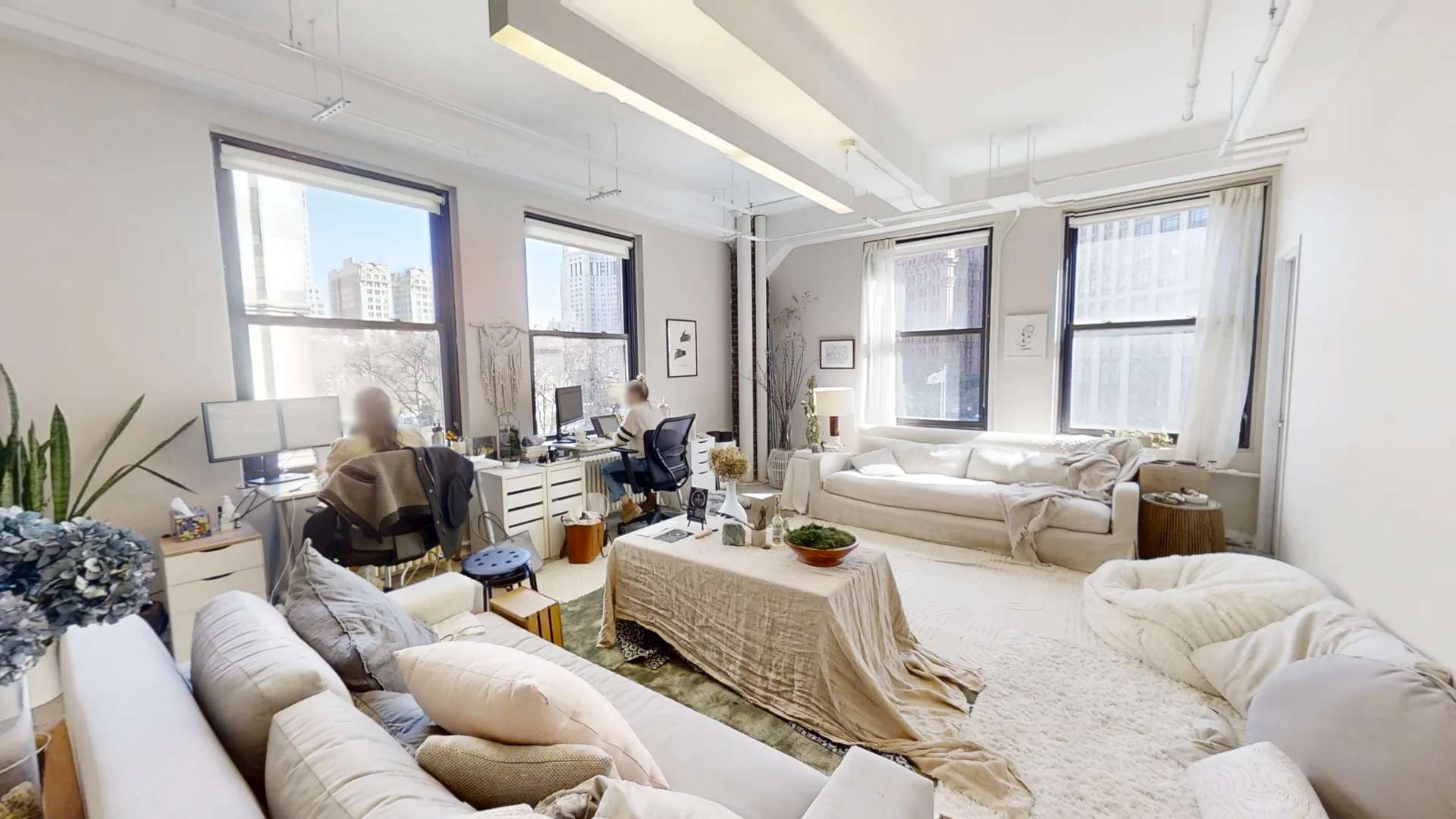 Bright Office Space Hosted by Wellness Company