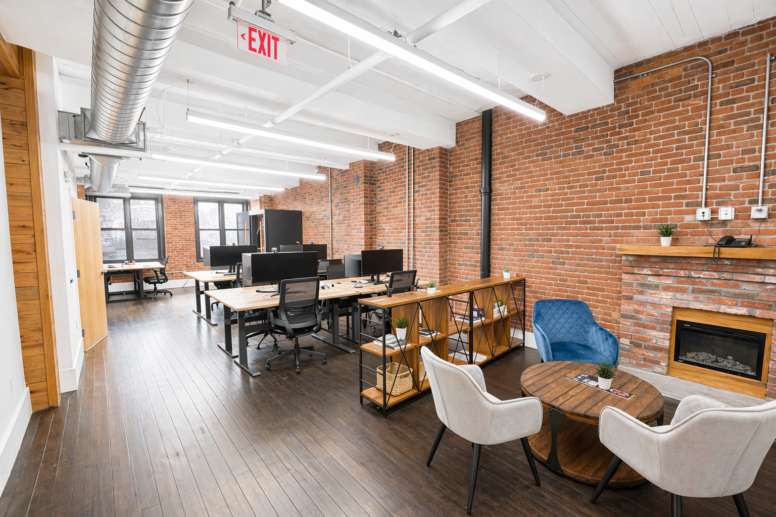 Charming Exposed Brick Office in Downtown Boston