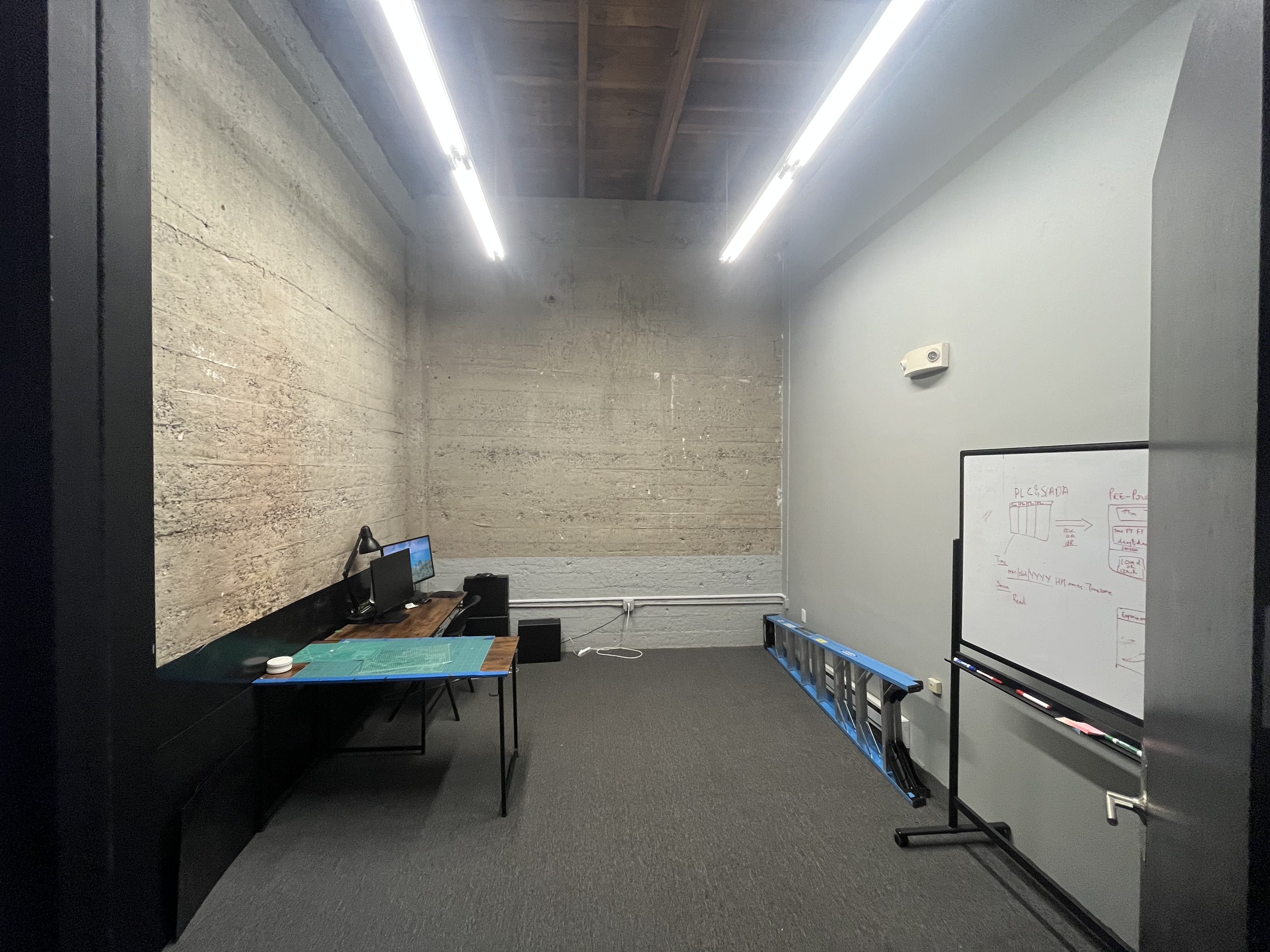 Warehouse-Style Office with Private Offices
