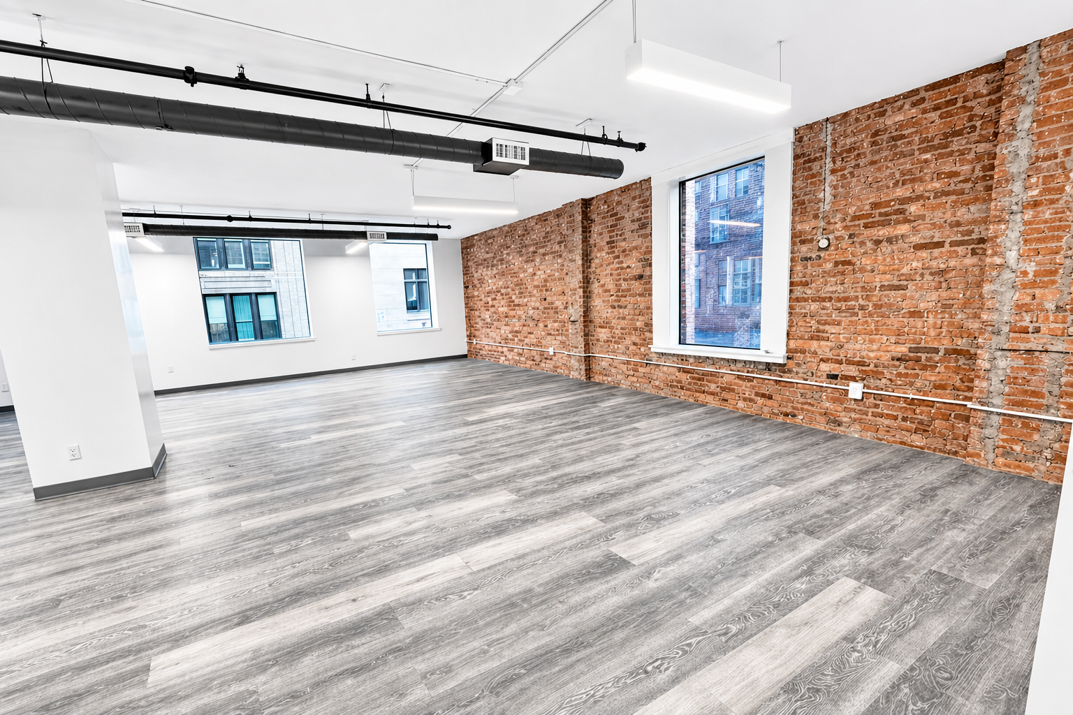 Bright Downtown Boston Office with Exposed Brick