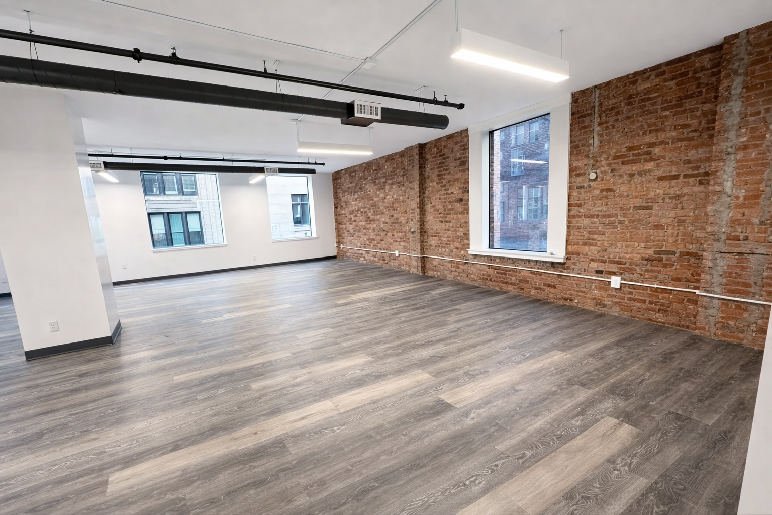 Bright Downtown Boston Office with Exposed Brick