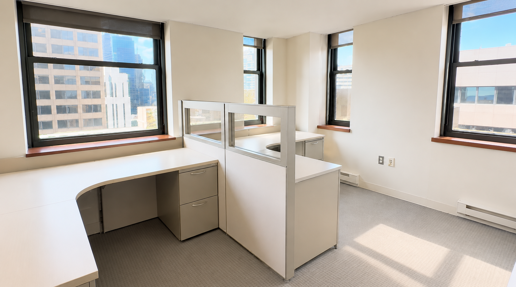 Bright Office Space with Views of Downtown Boston