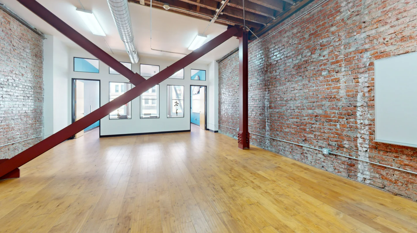 Chic Brick Office with Natural Light in Mid Market