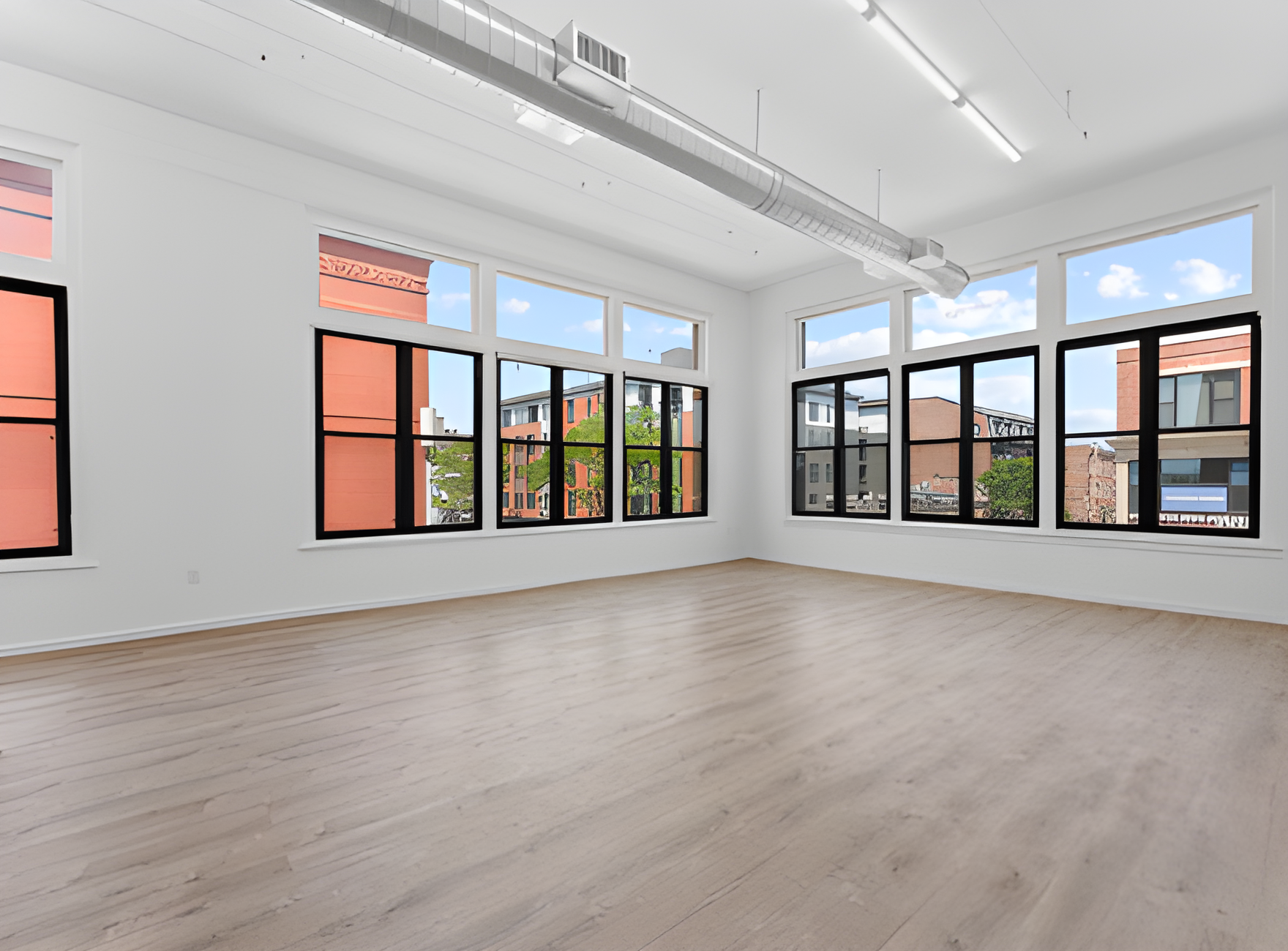 Glass Panel Office with Open Layout in South Boston Center