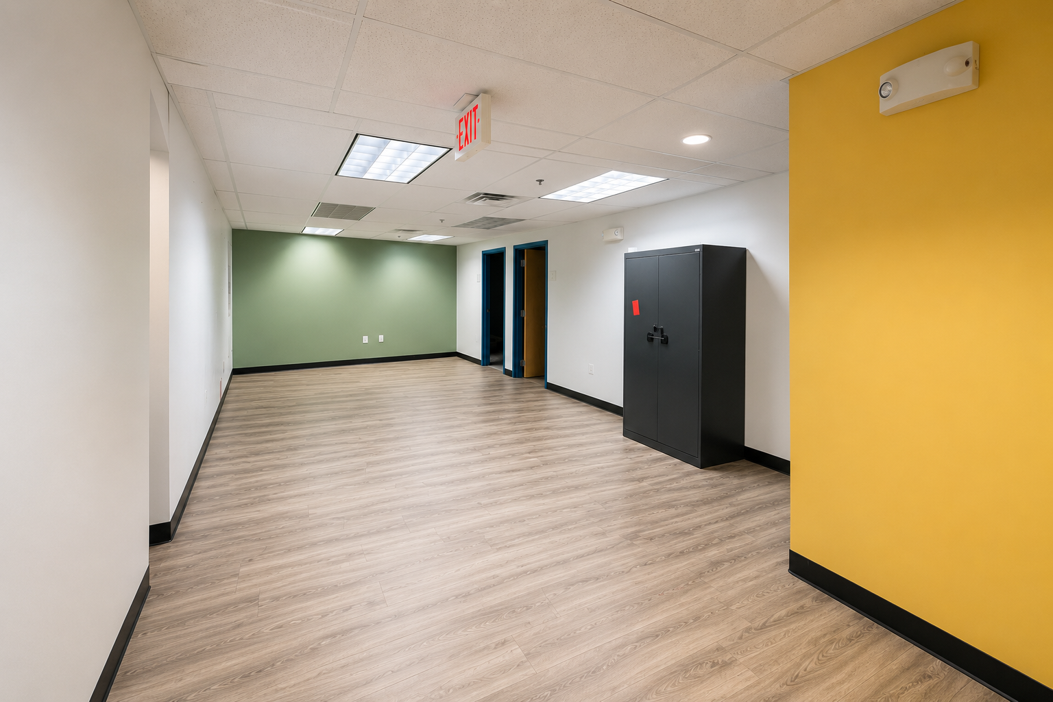 Creative Basement Office Suite in Davis Square