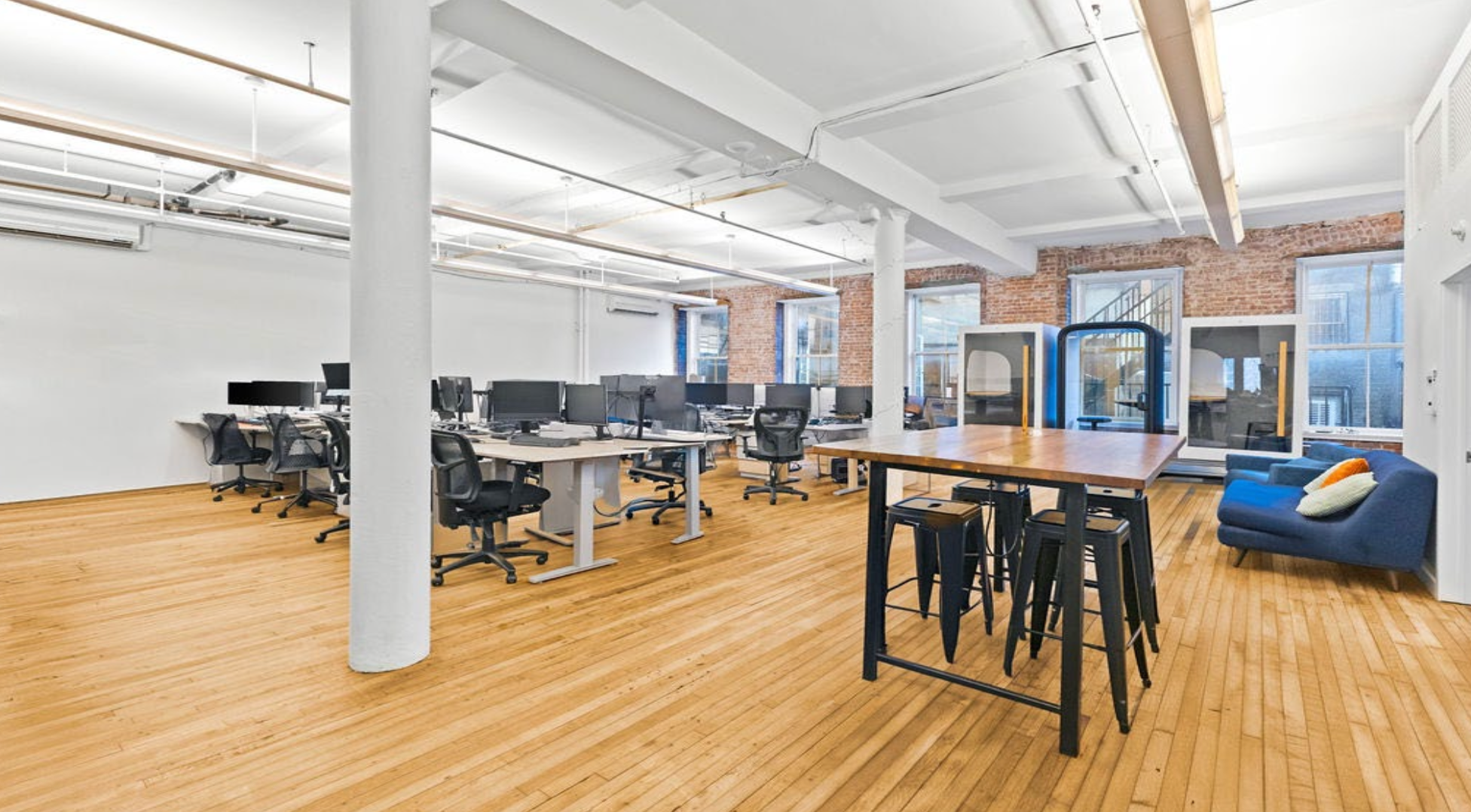 Dynamic Brick-and-Glass Office in SoHo