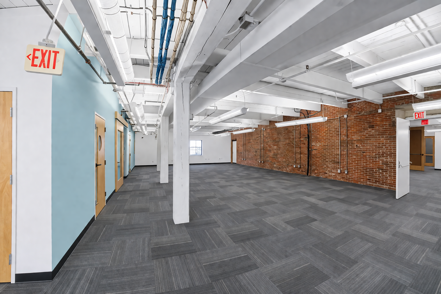 Vibrant Brick and Light-Filled Seaport Office Space