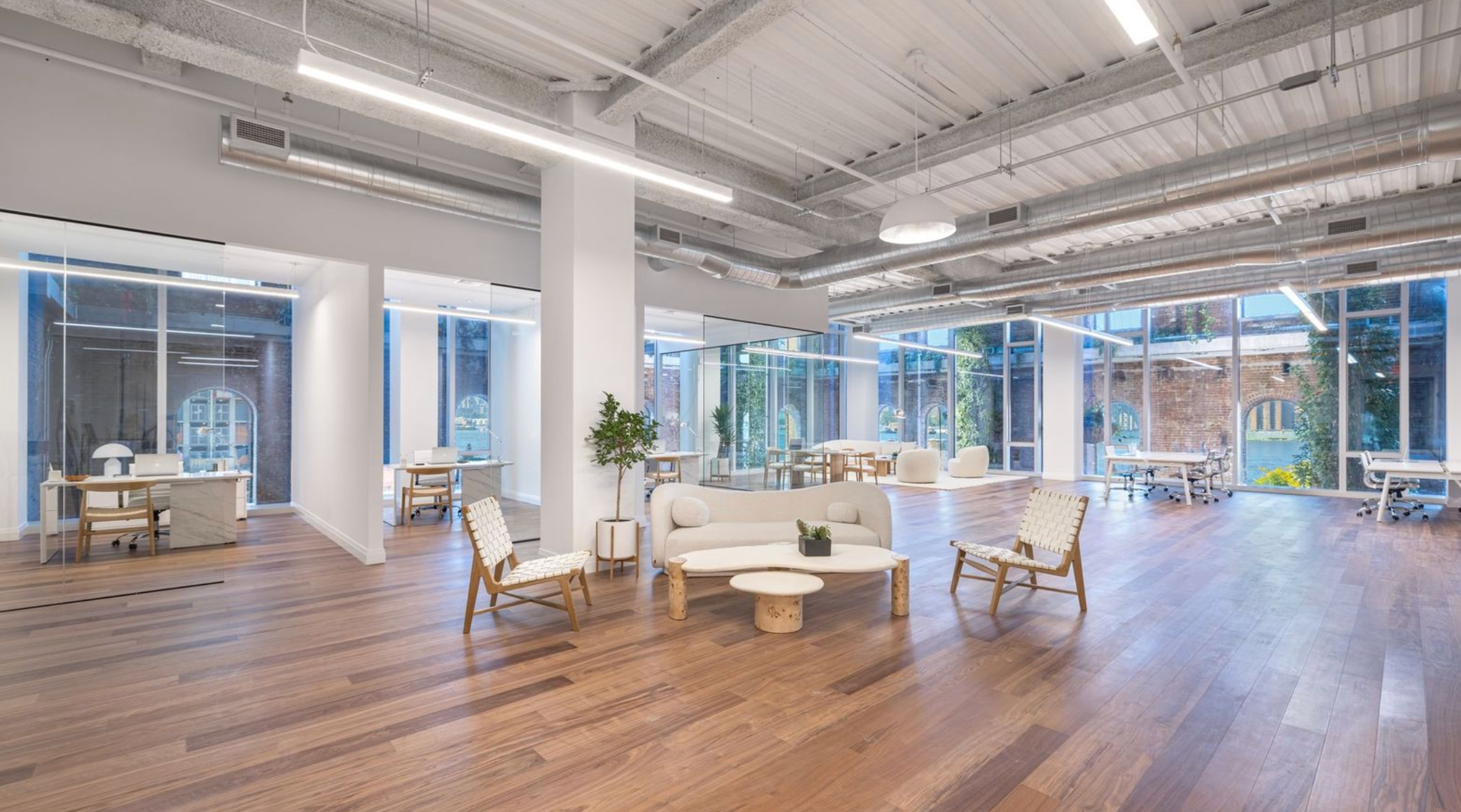 Airy Williamsburg Office with Natural Light and Comfort