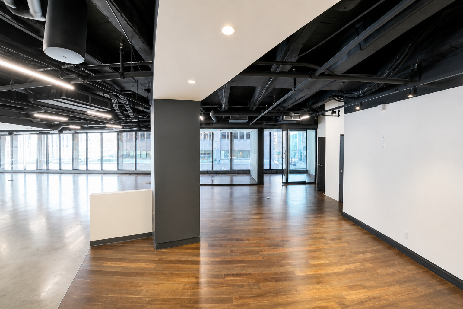 Bright Modern Office with Views of Downtown Boston