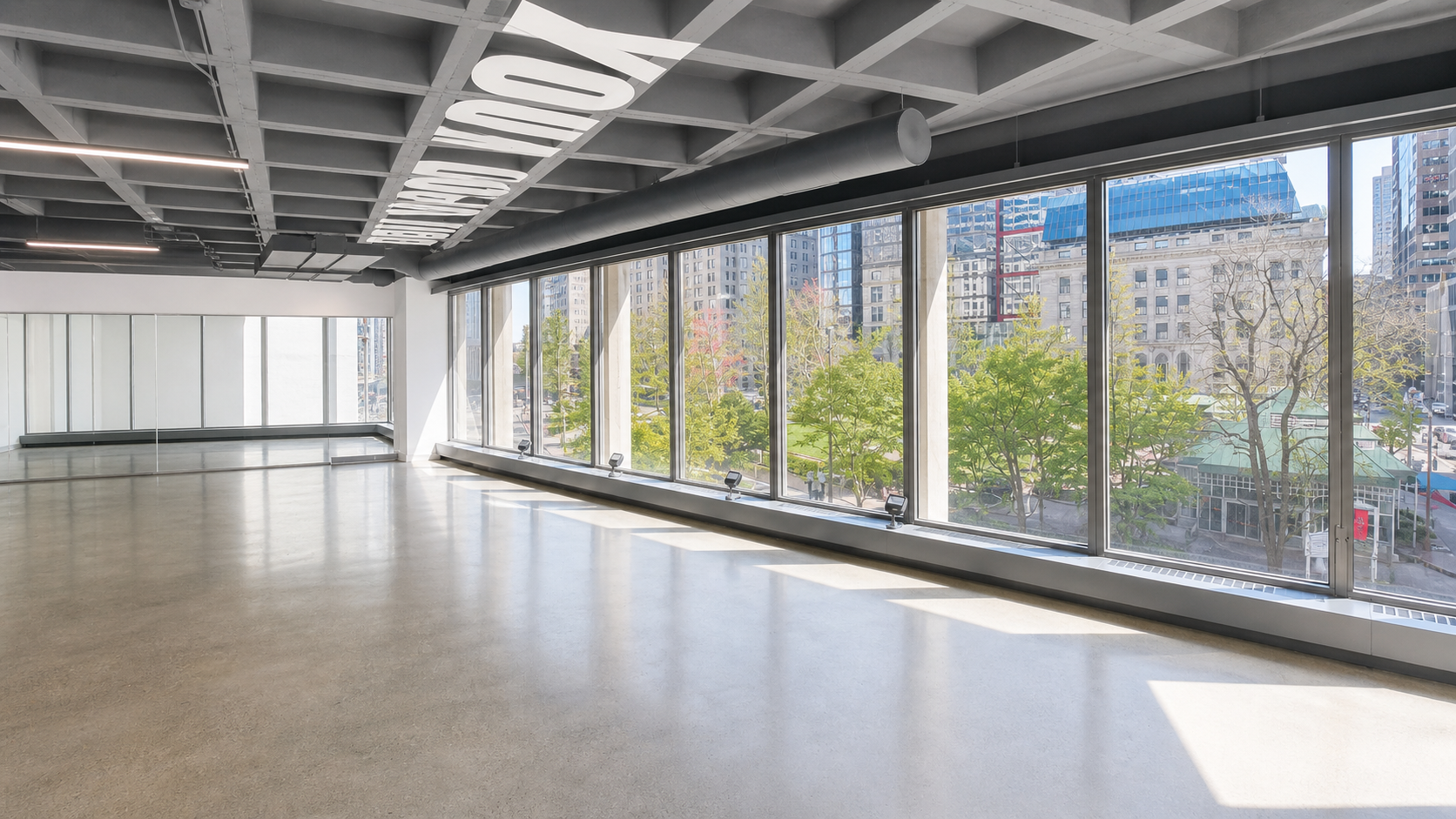 Bright Modern Office with Views of Downtown Boston