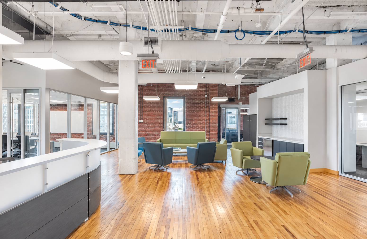 Chic Seaport Office with Modern Amenities