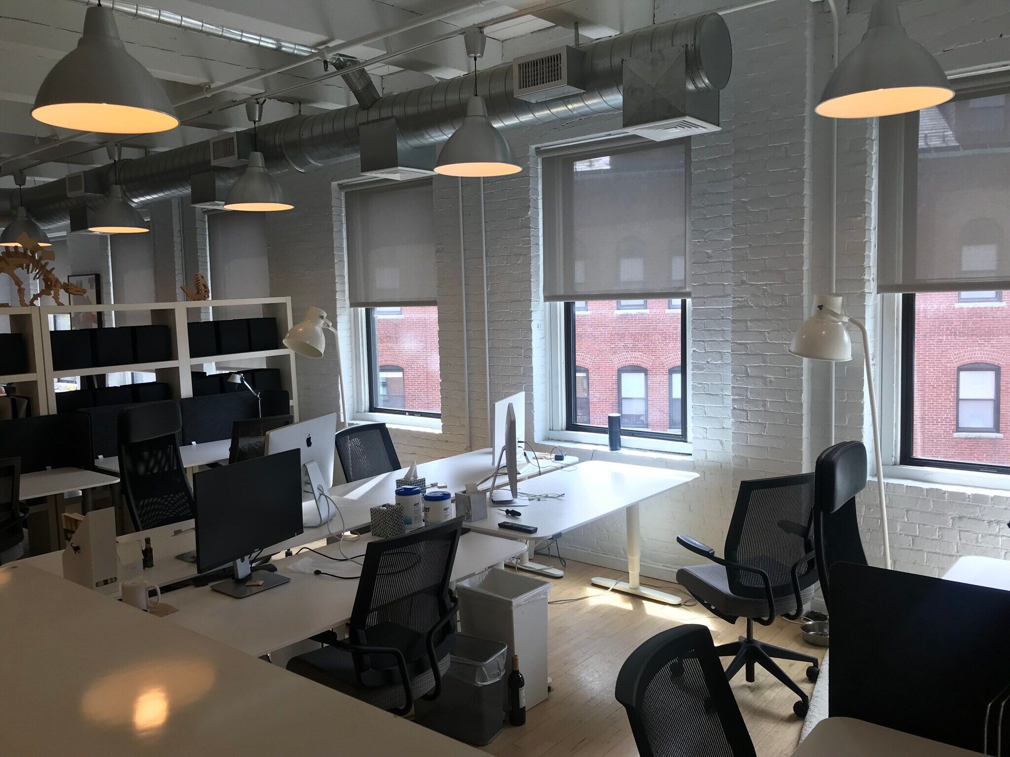 Inviting Brick-and-Light Space in South End