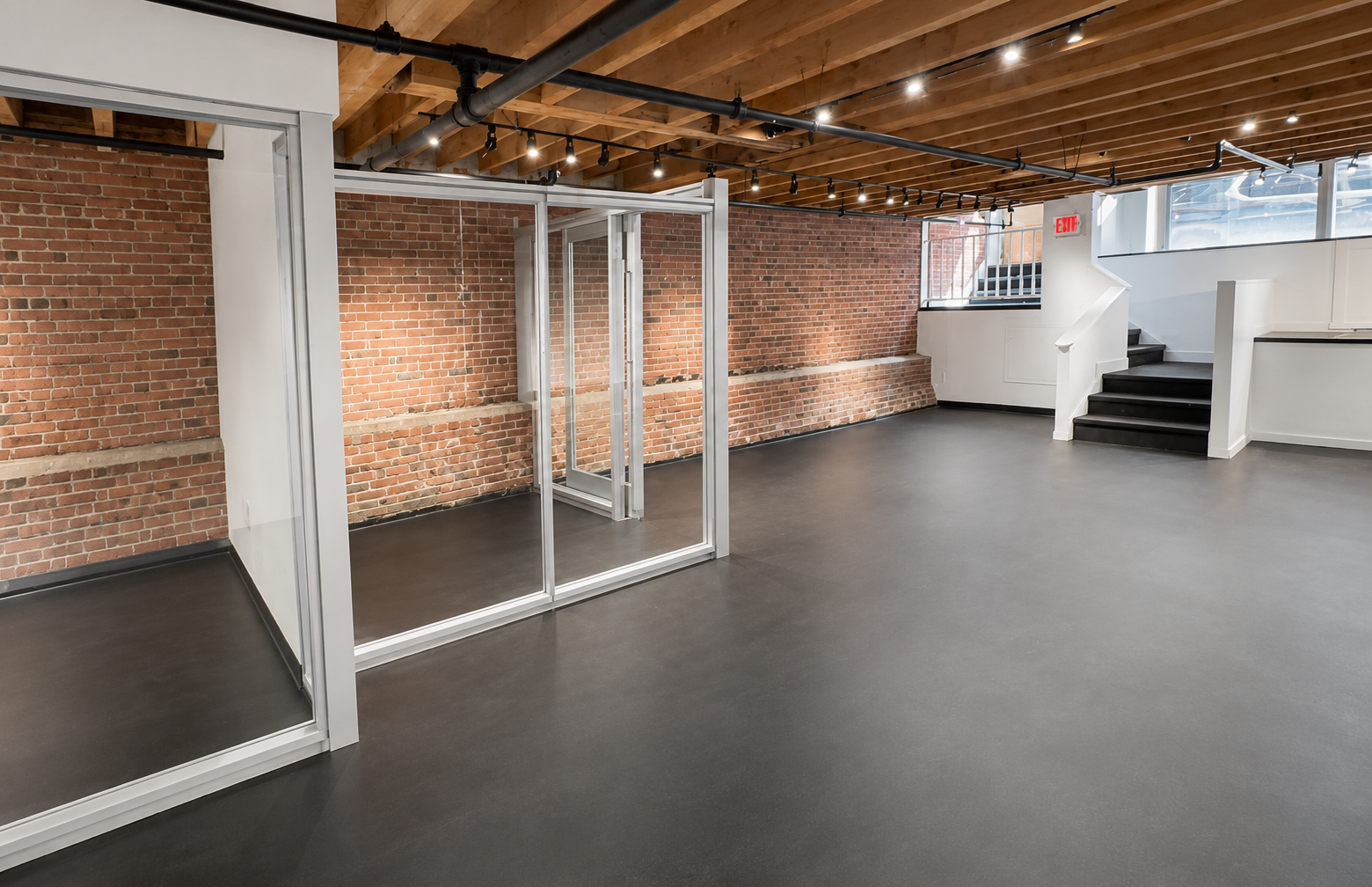 Bright Brick-and-Timber Office in Downtown Boston