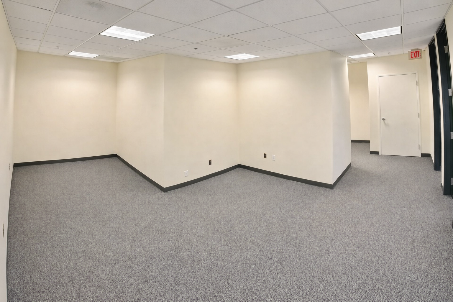 Bright Office with Vibrant Color in Downtown Center 