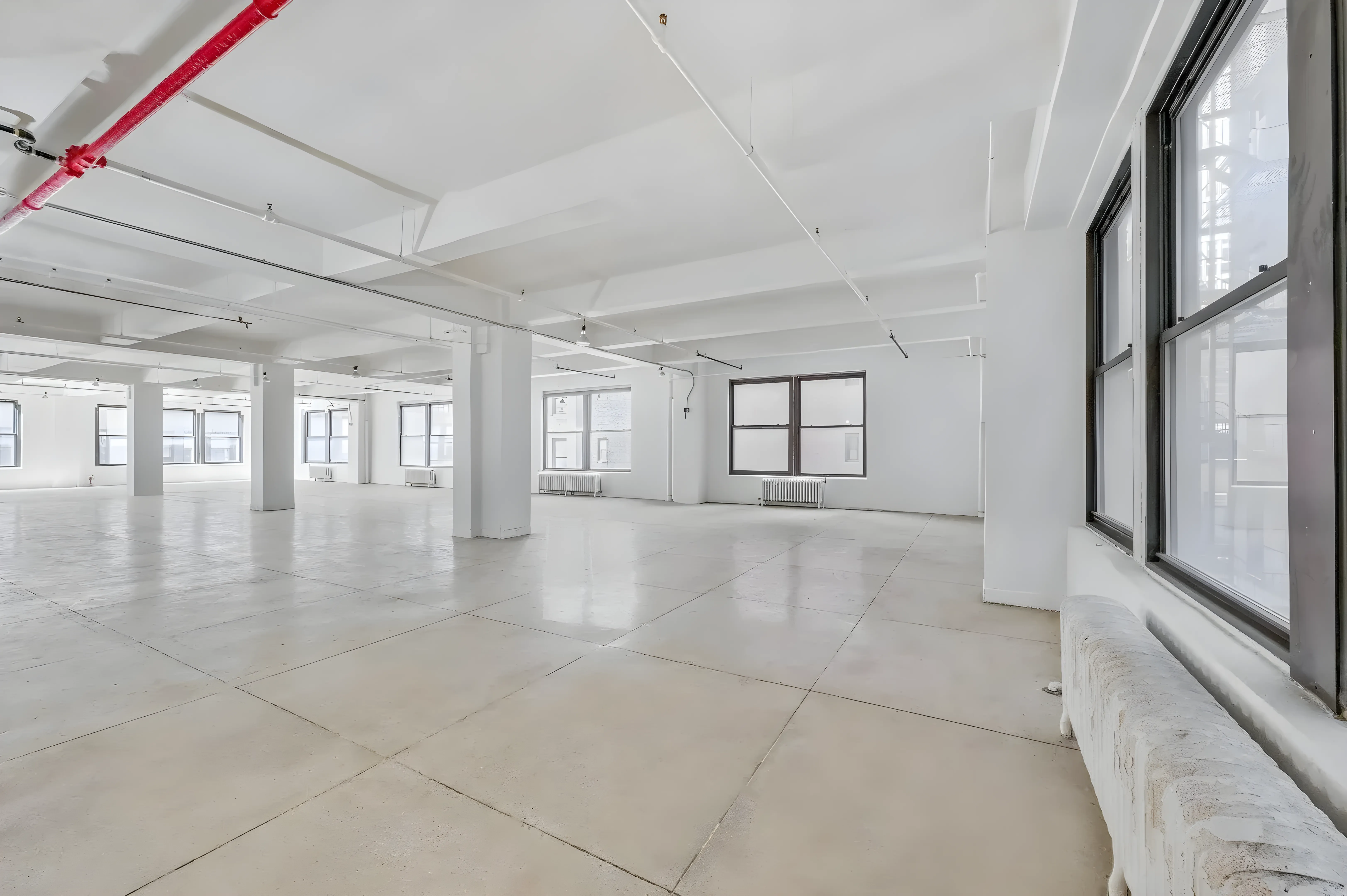 Bright Midtown Office with High Ceilings